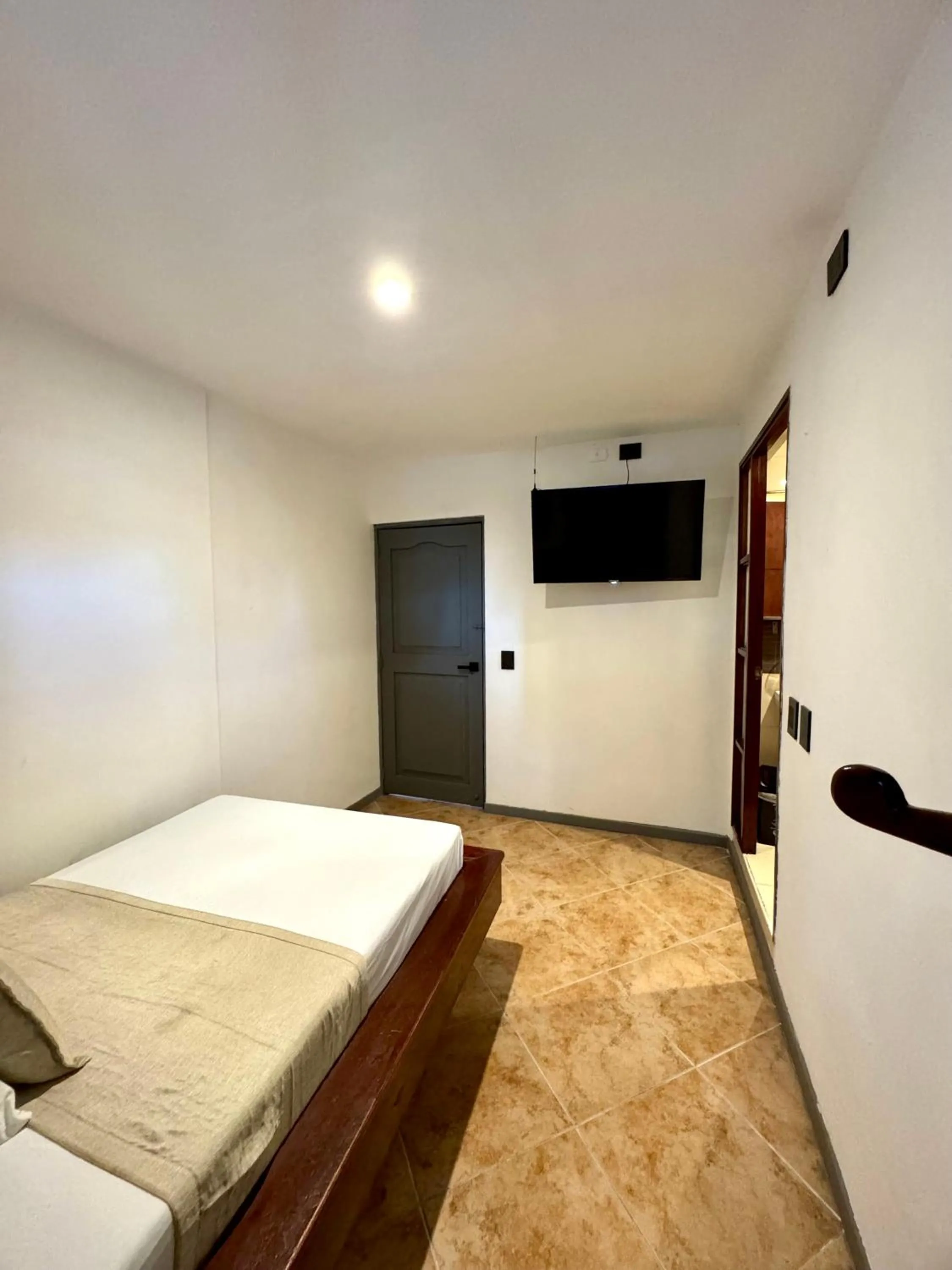 TV and multimedia, Bed in Hotel Plaza Mayor 44