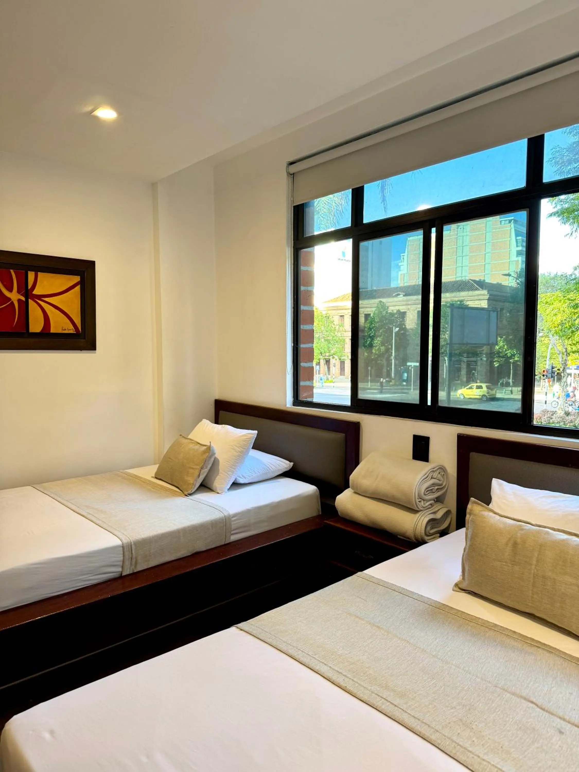 Bedroom, Bed in Hotel Plaza Mayor 44