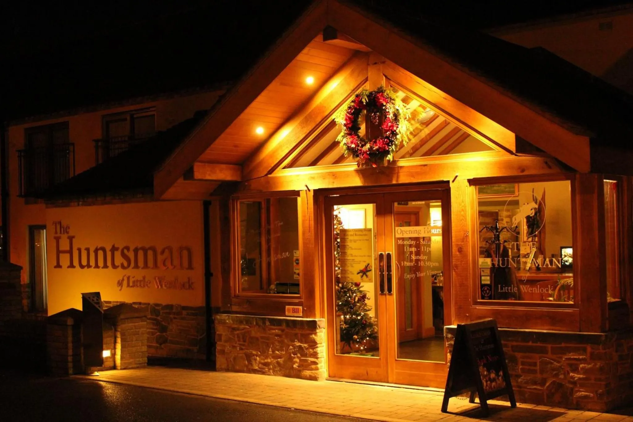 Property building in The Huntsman Inn of Little Wenlock