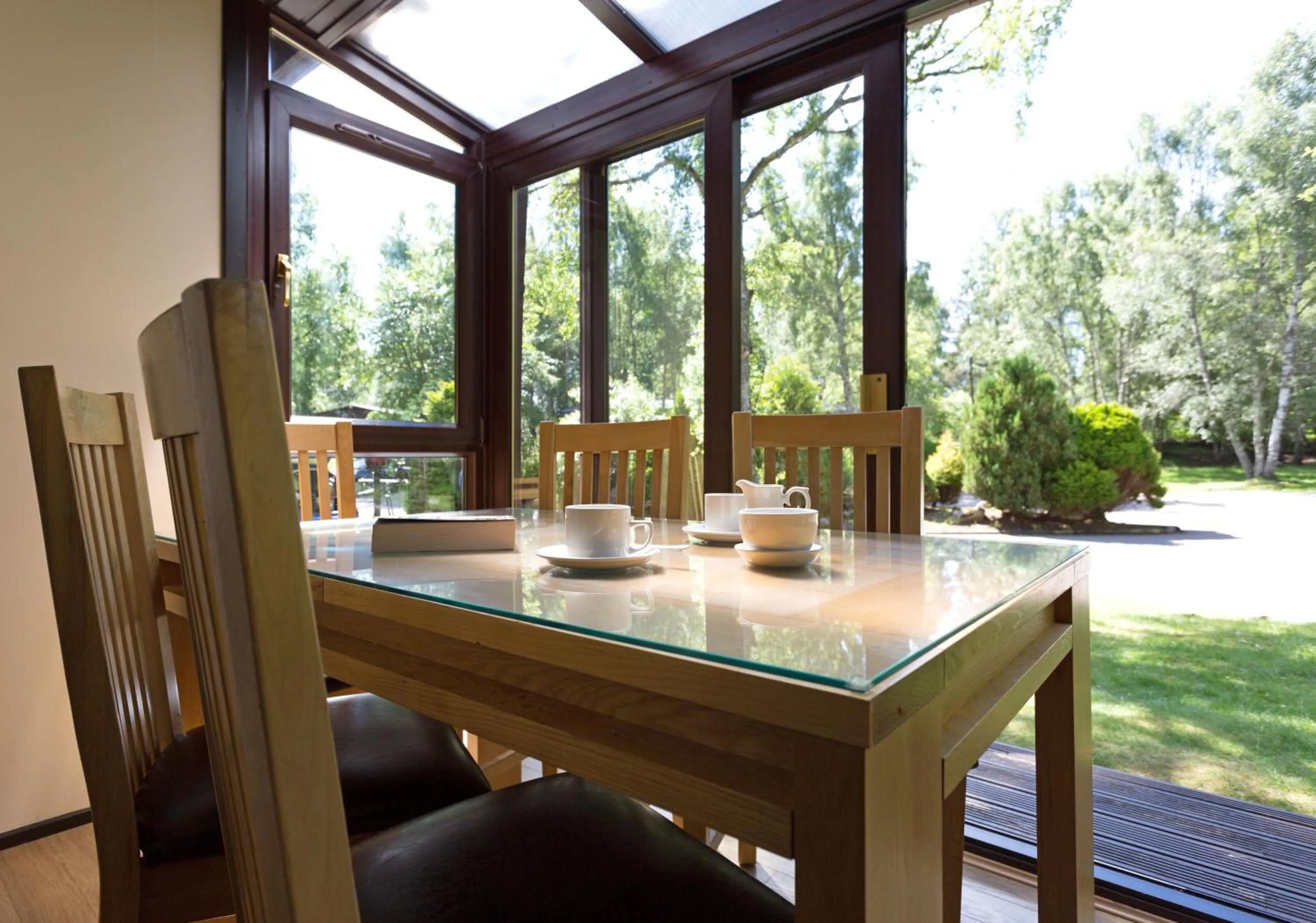 Patio in Macdonald Lochanhully Resort