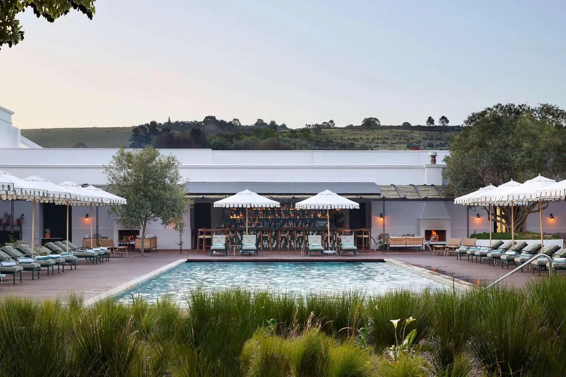 Swimming pool in Spier Hotel and Wine Farm Swimming pool in Spier Hotel and Wine Farm