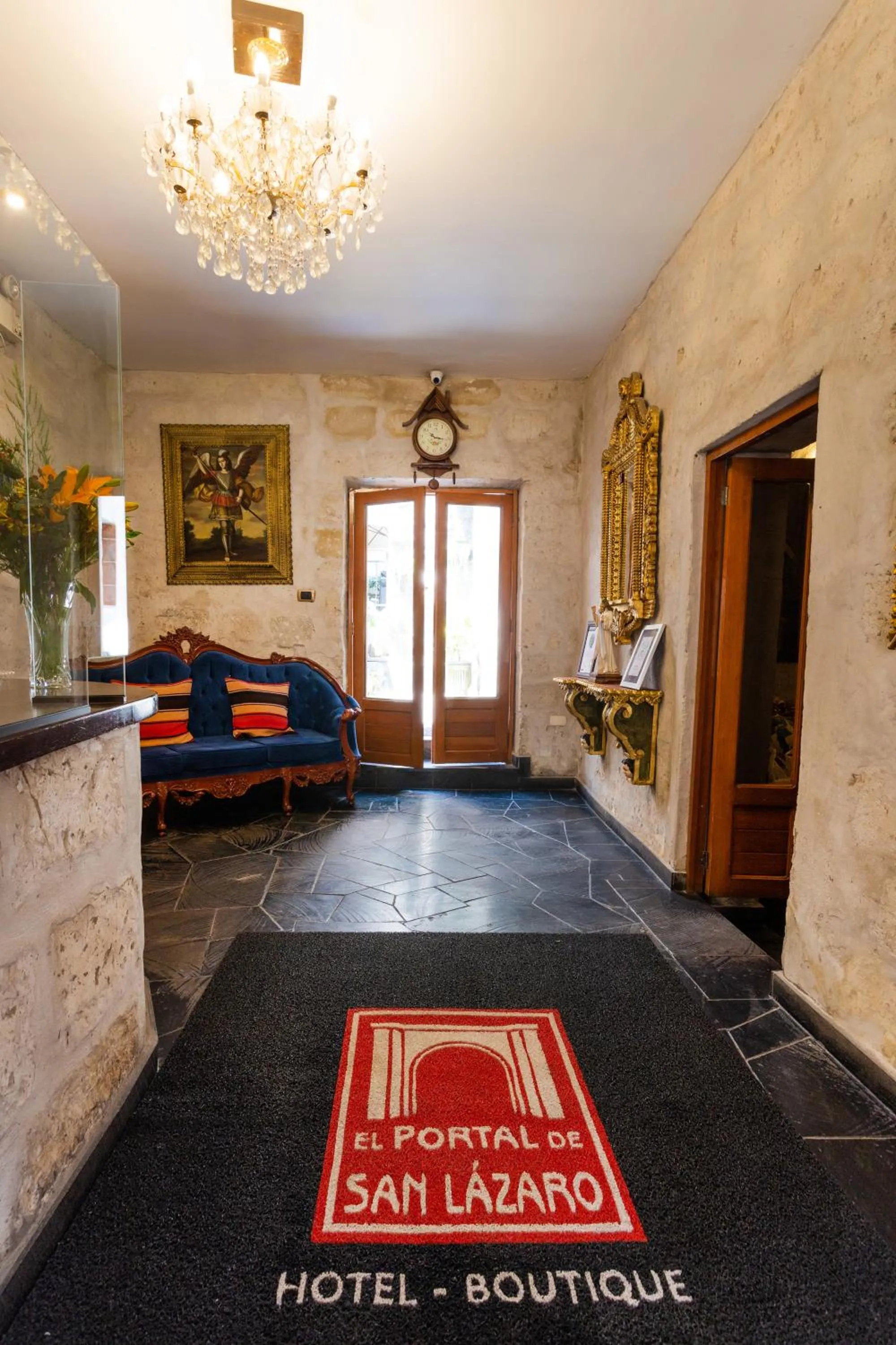 Lobby or reception, Bed in El Portal De San Lázaro