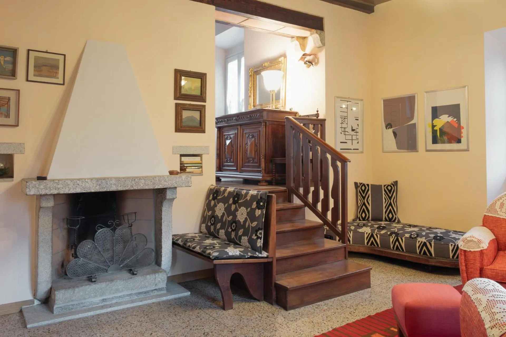 Seating area in A Casa Di Maria