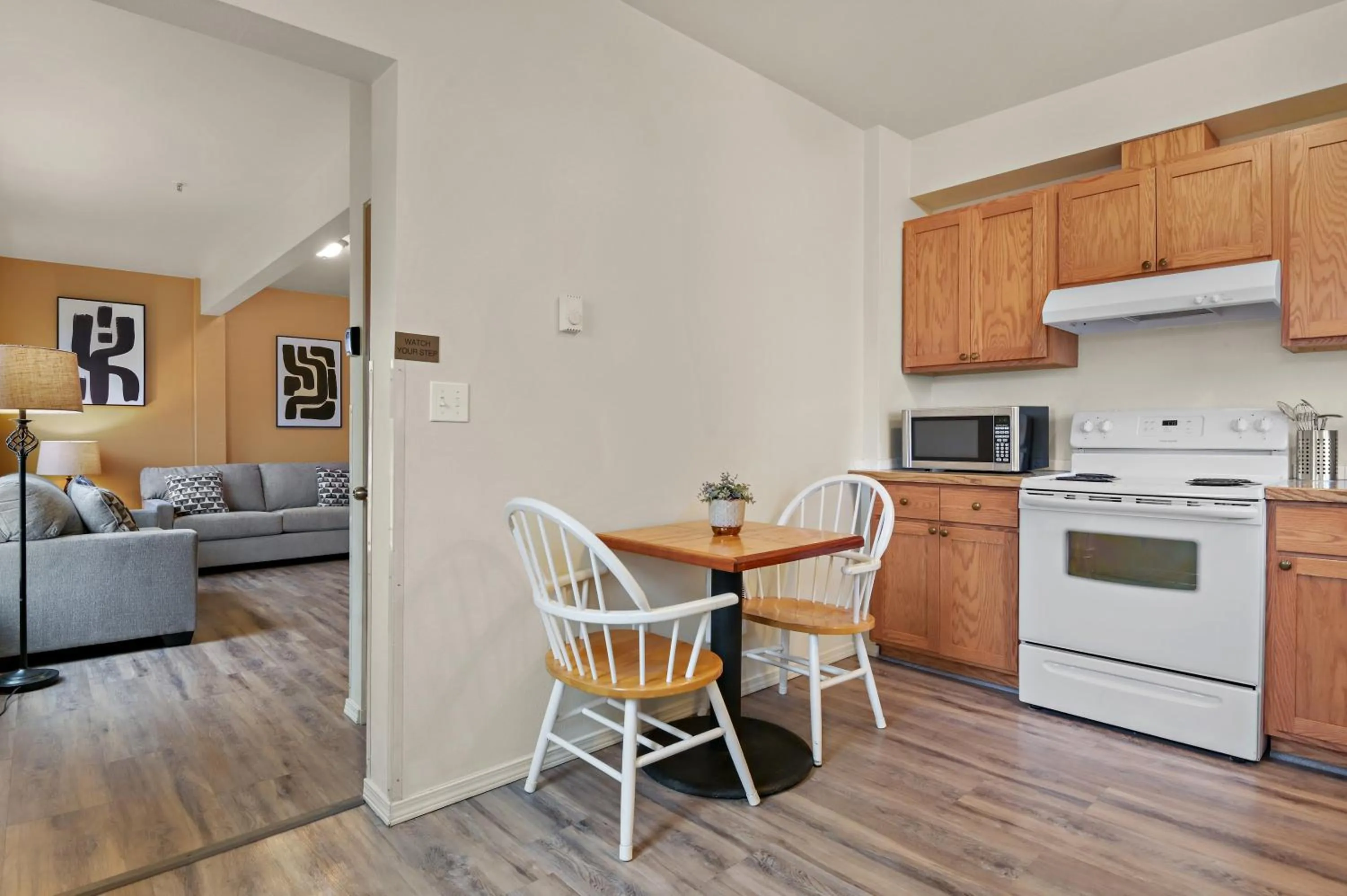 kitchen in Maple Leaf Manor Suites