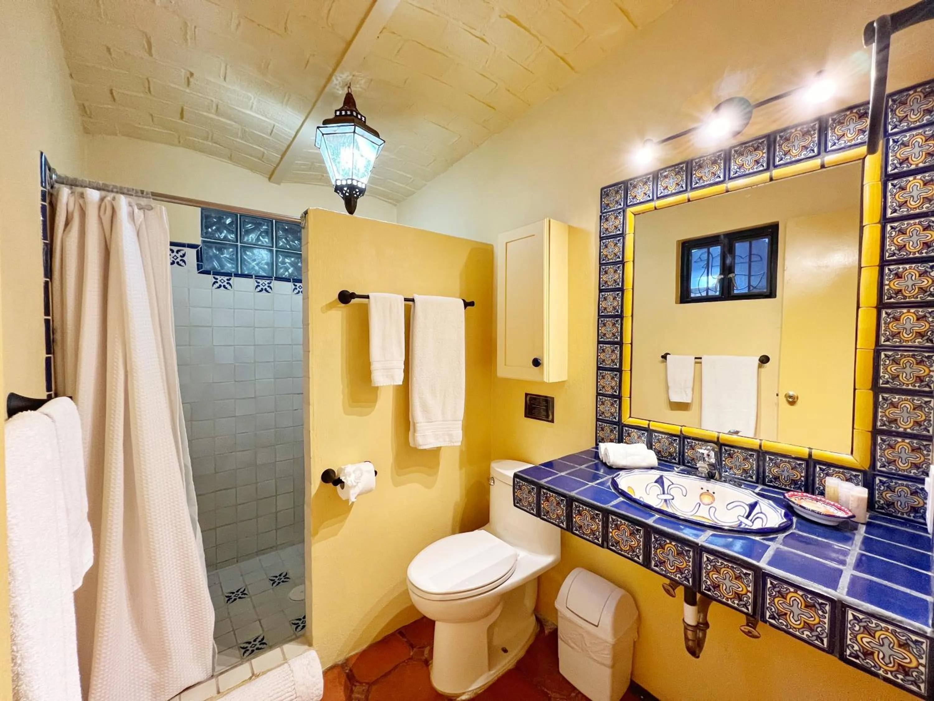 Shower in Estrellita's Bed & Breakfast