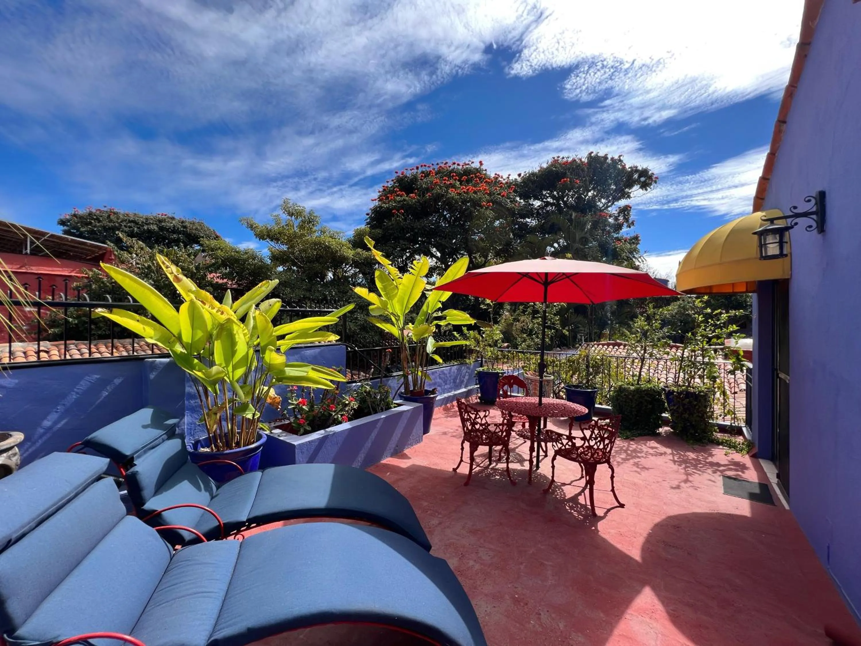 Patio in Estrellita's Bed & Breakfast