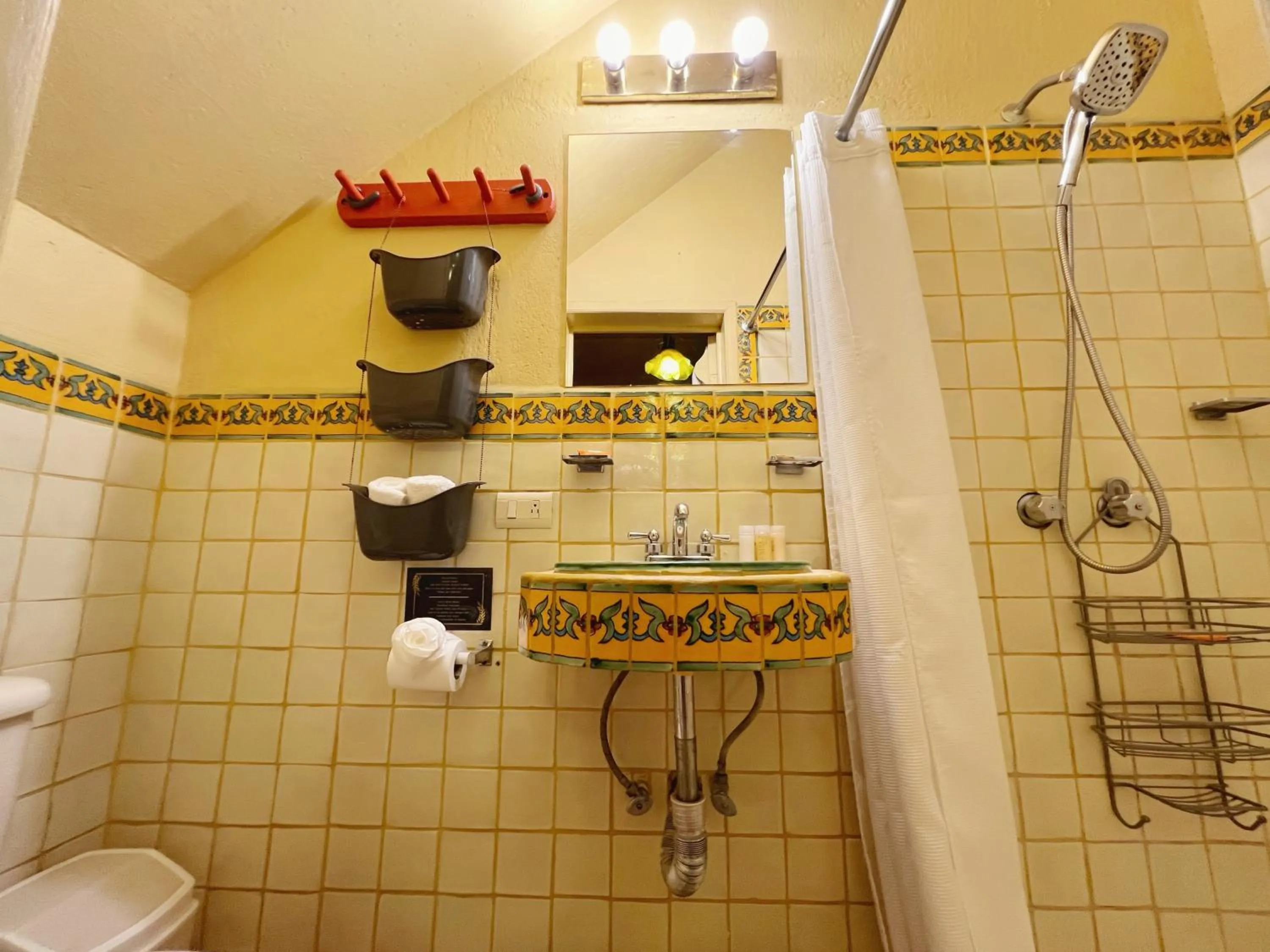 Shower in Estrellita's Bed & Breakfast