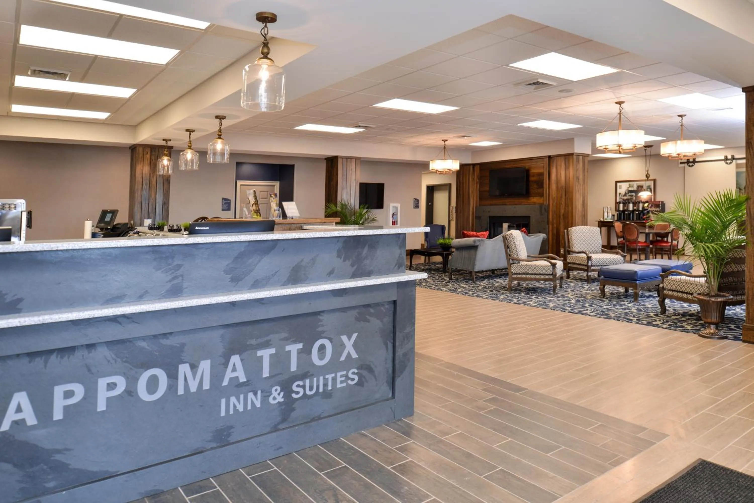 Lobby or reception in Appomattox Inn and Suites
