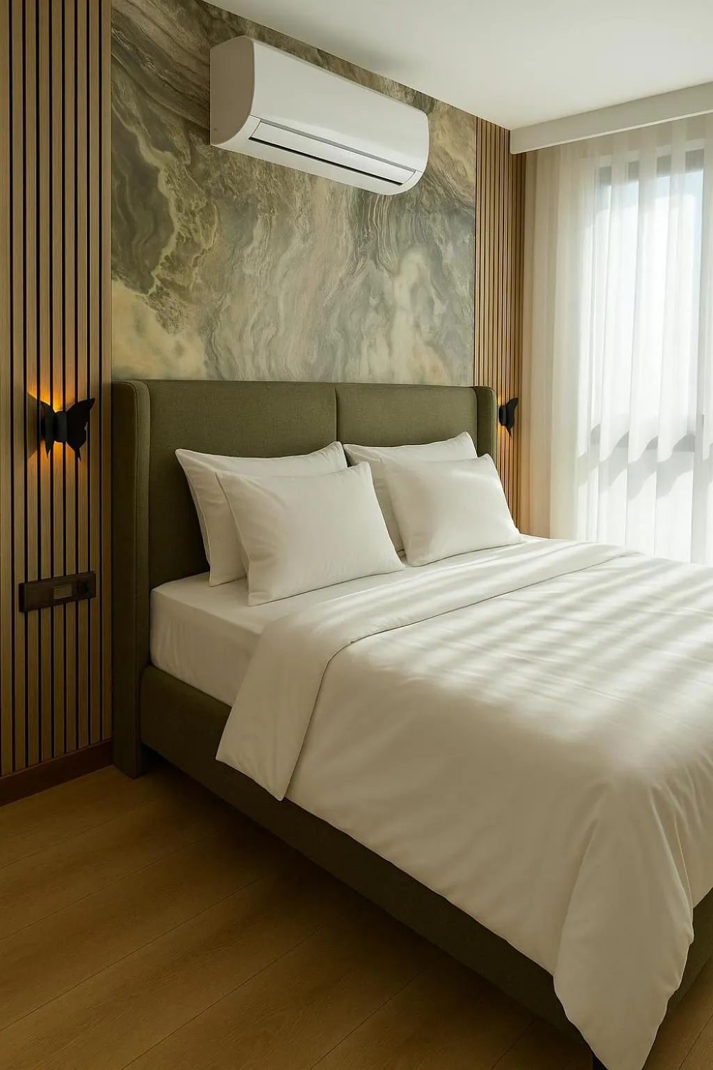 Bedroom, Bed in Positive Hotel