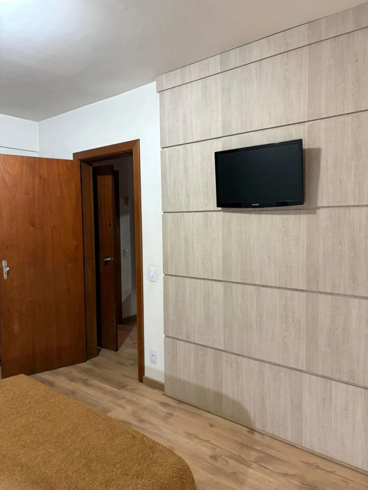 Bed in GoldMen Business Hotel Blumenau