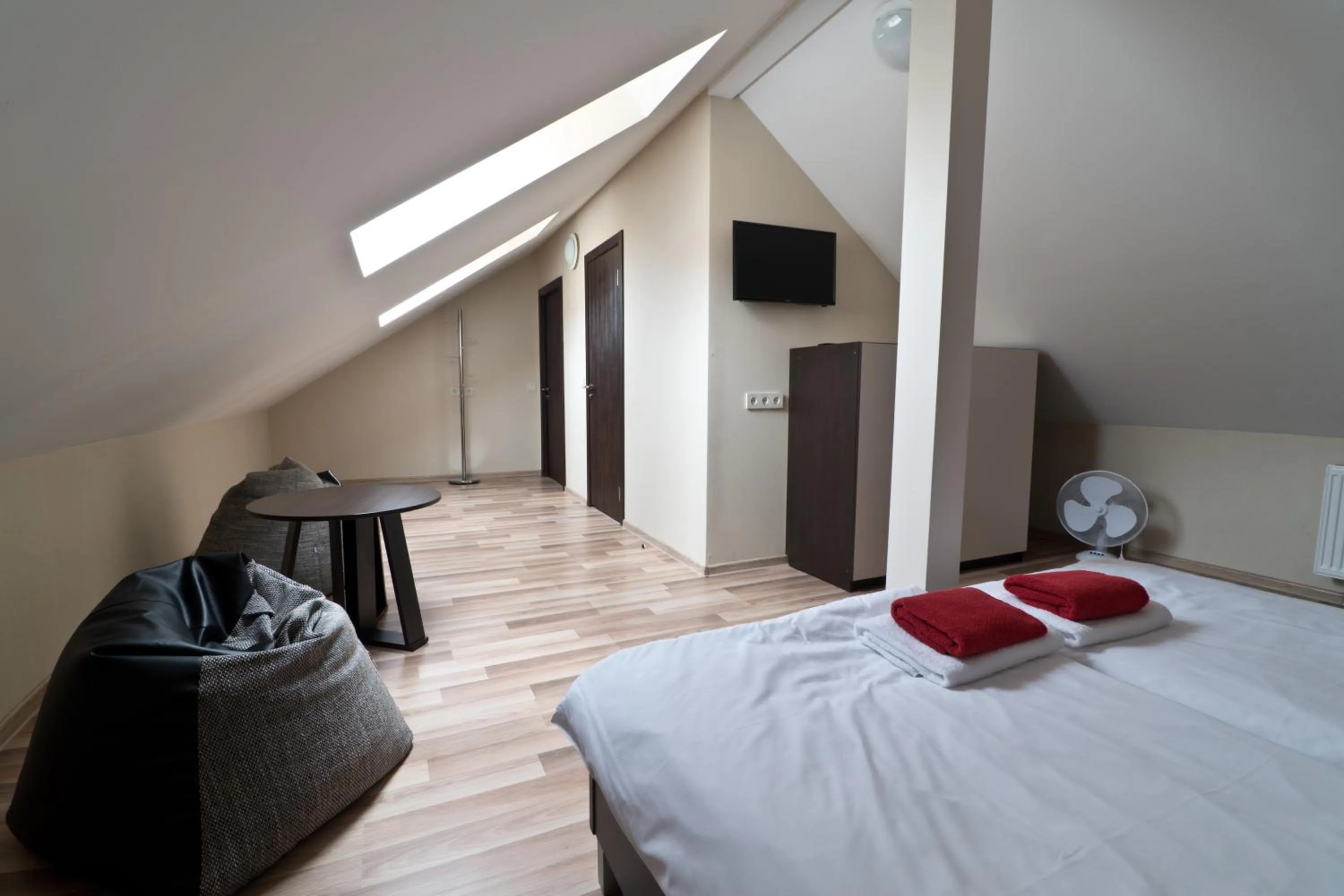 Bed in Bella Riga Hotel with Self-Check in