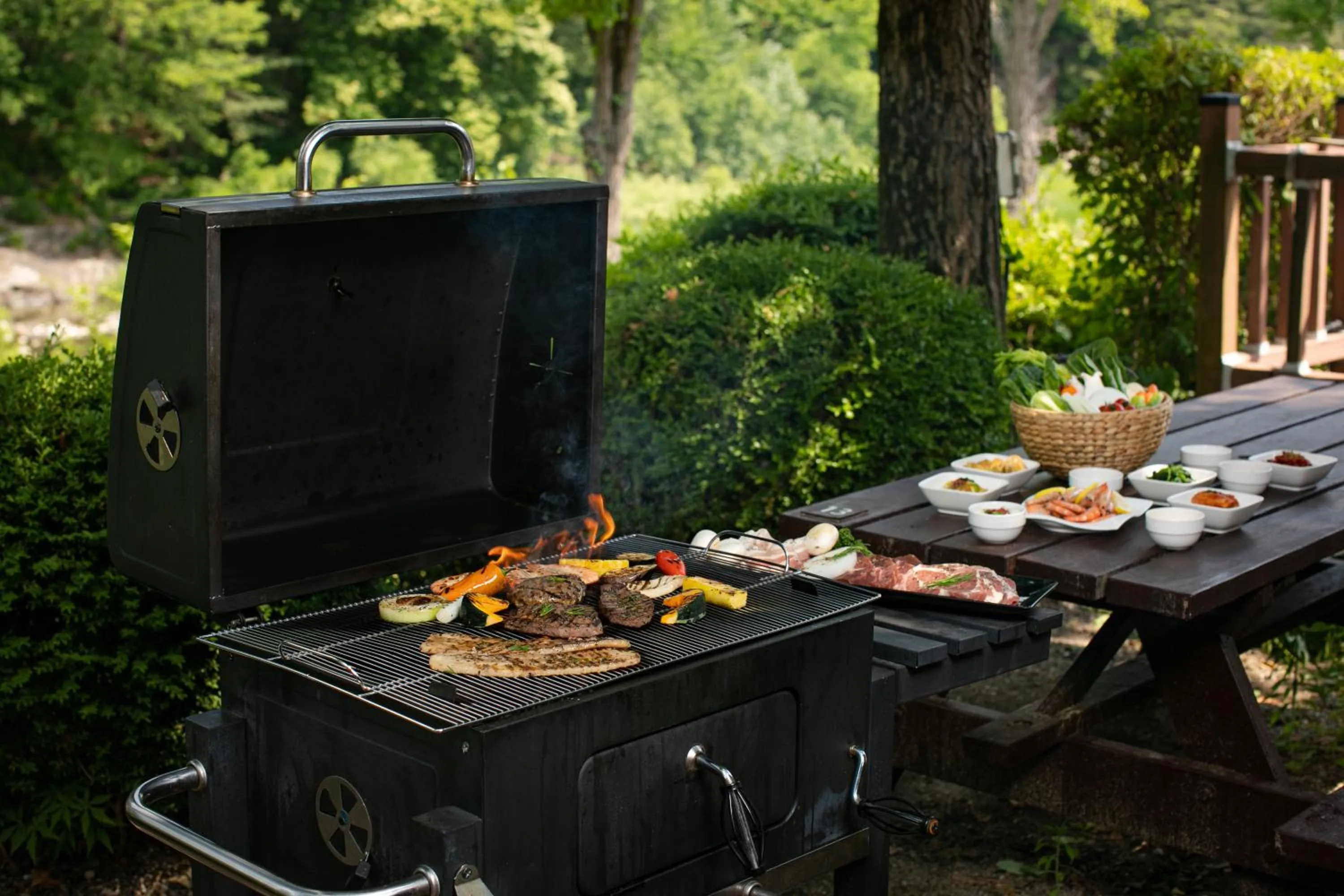 BBQ facilities in Kensington Resort Gapyeong