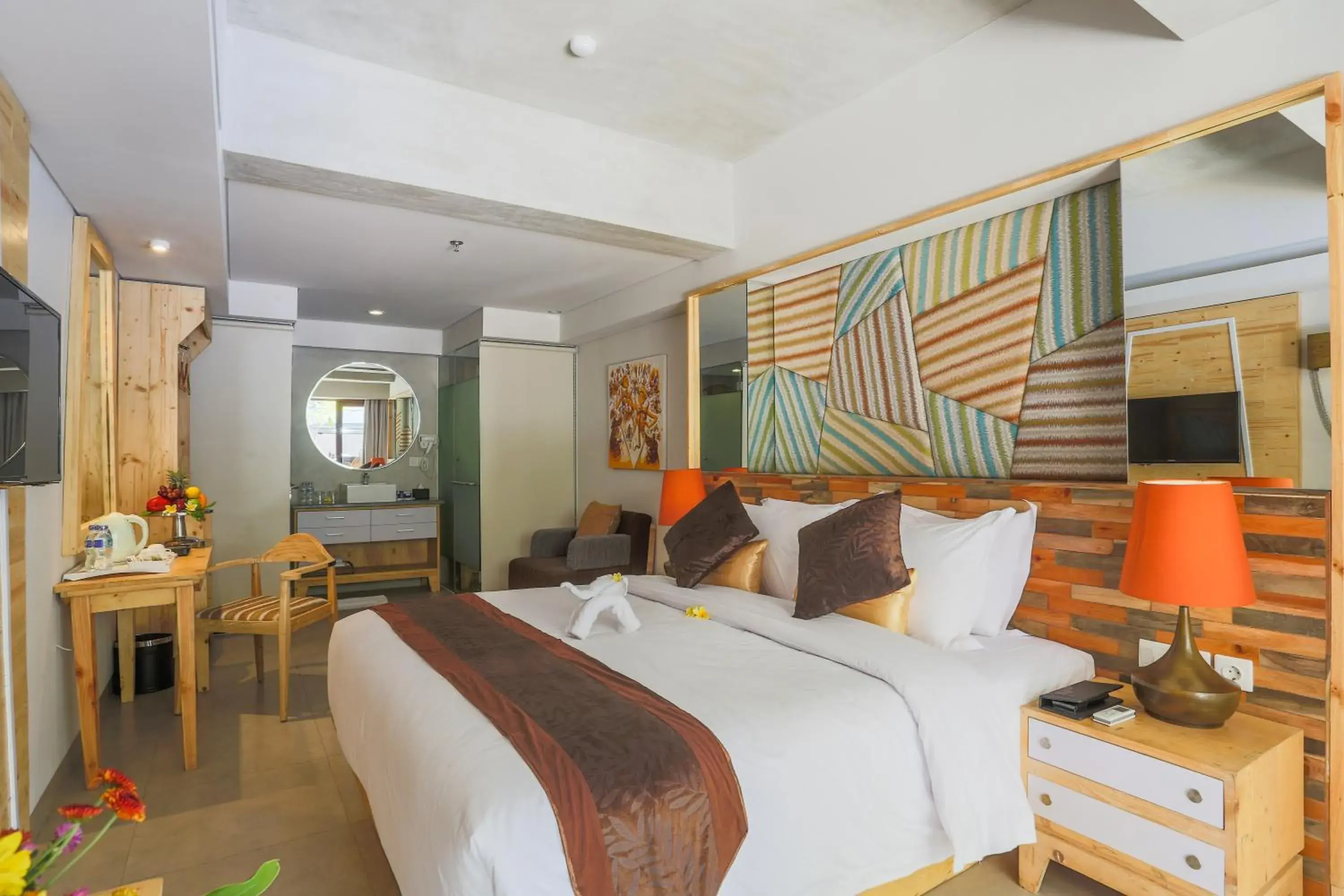 Bedroom, Bed in Serela Legian by KAGUM Hotels