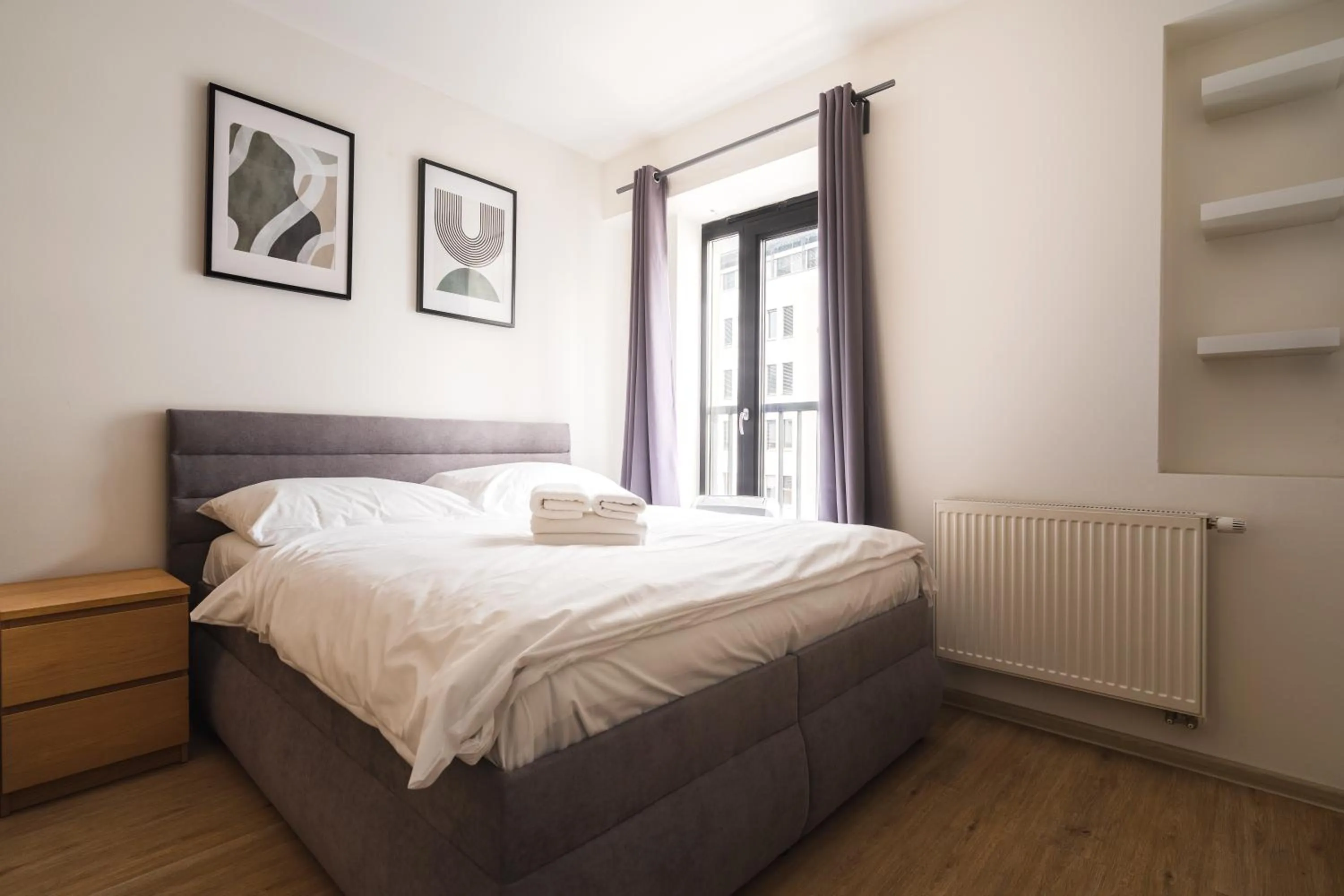 Bedroom, Bed in Charming & Cozy Ambiente Apartments