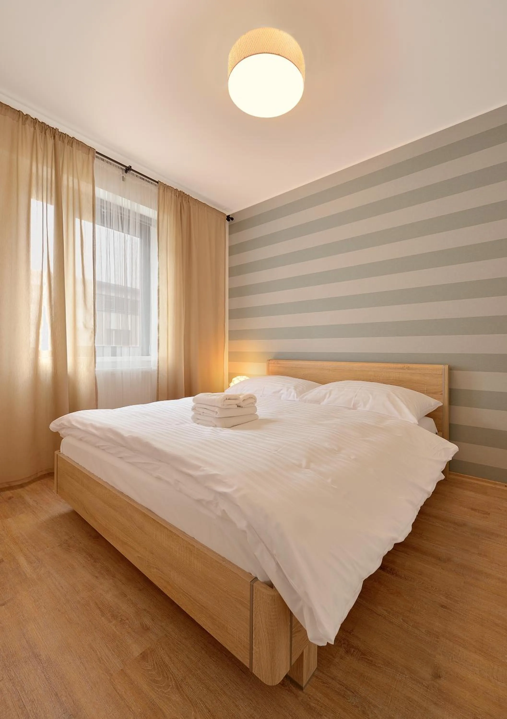 Bedroom, Bed in Charming & Cozy Ambiente Apartments