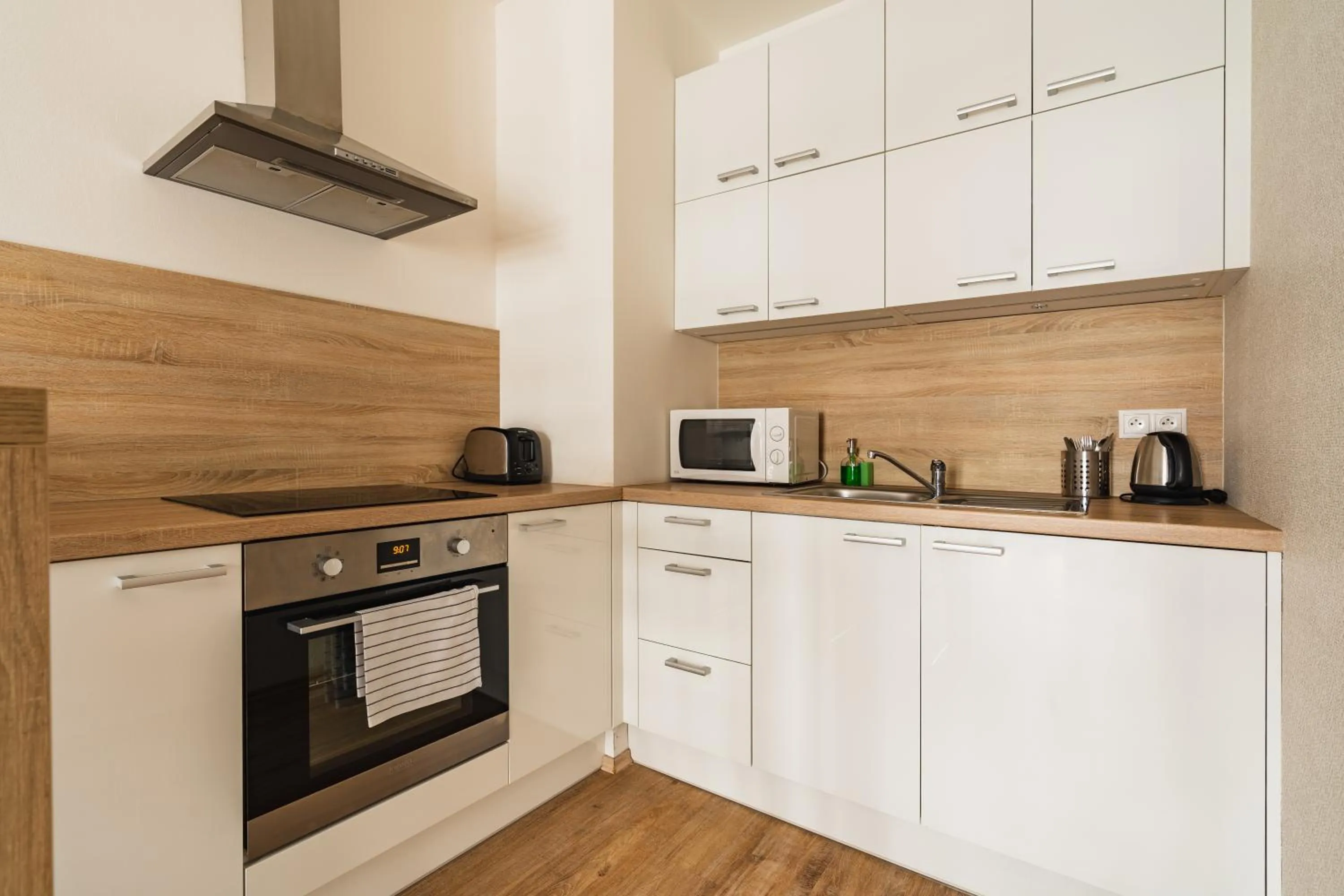 kitchen in Charming & Cozy Ambiente Apartments