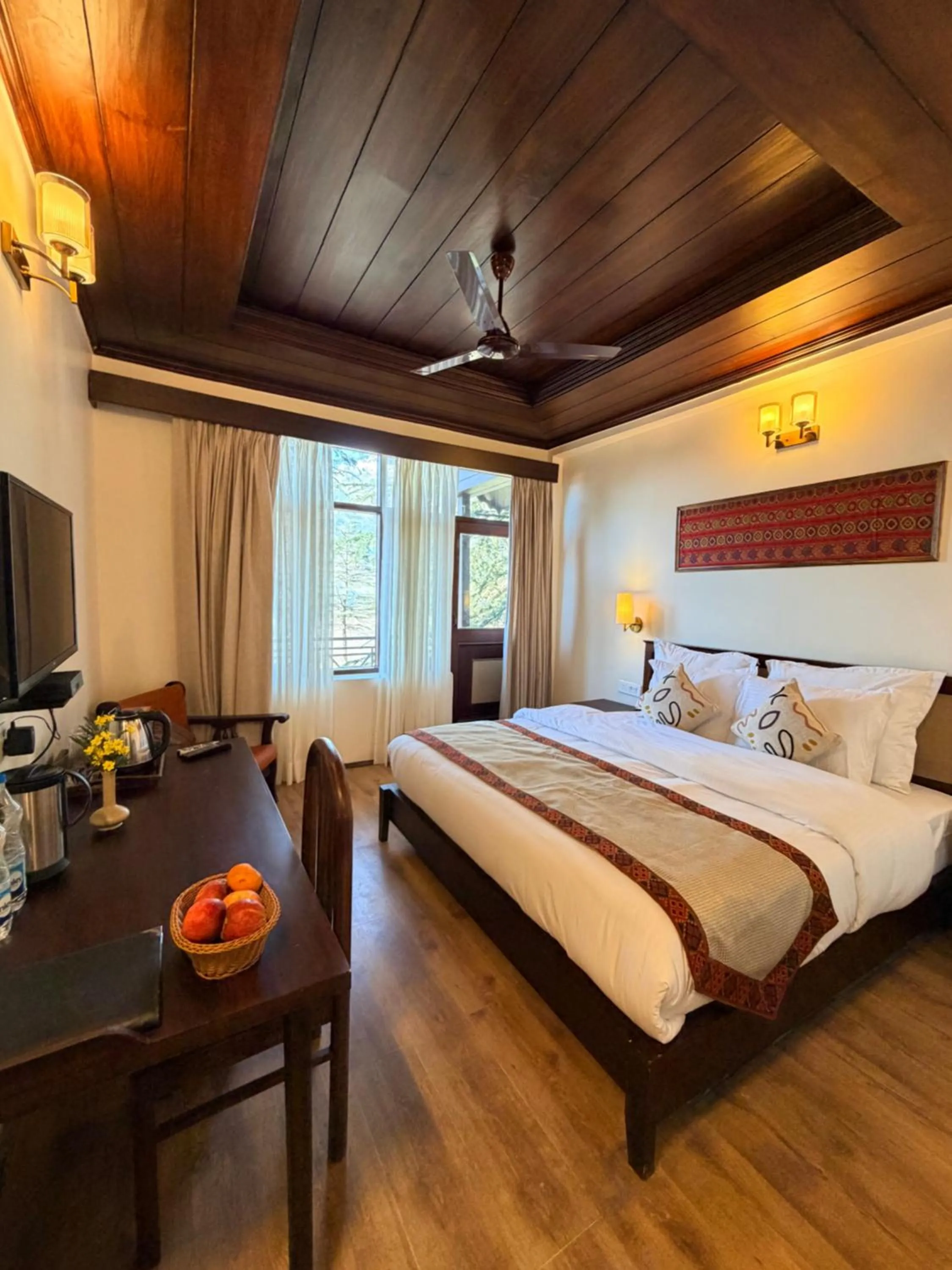 Bedroom, Bed in Heritage Satikva Resorts and Spa