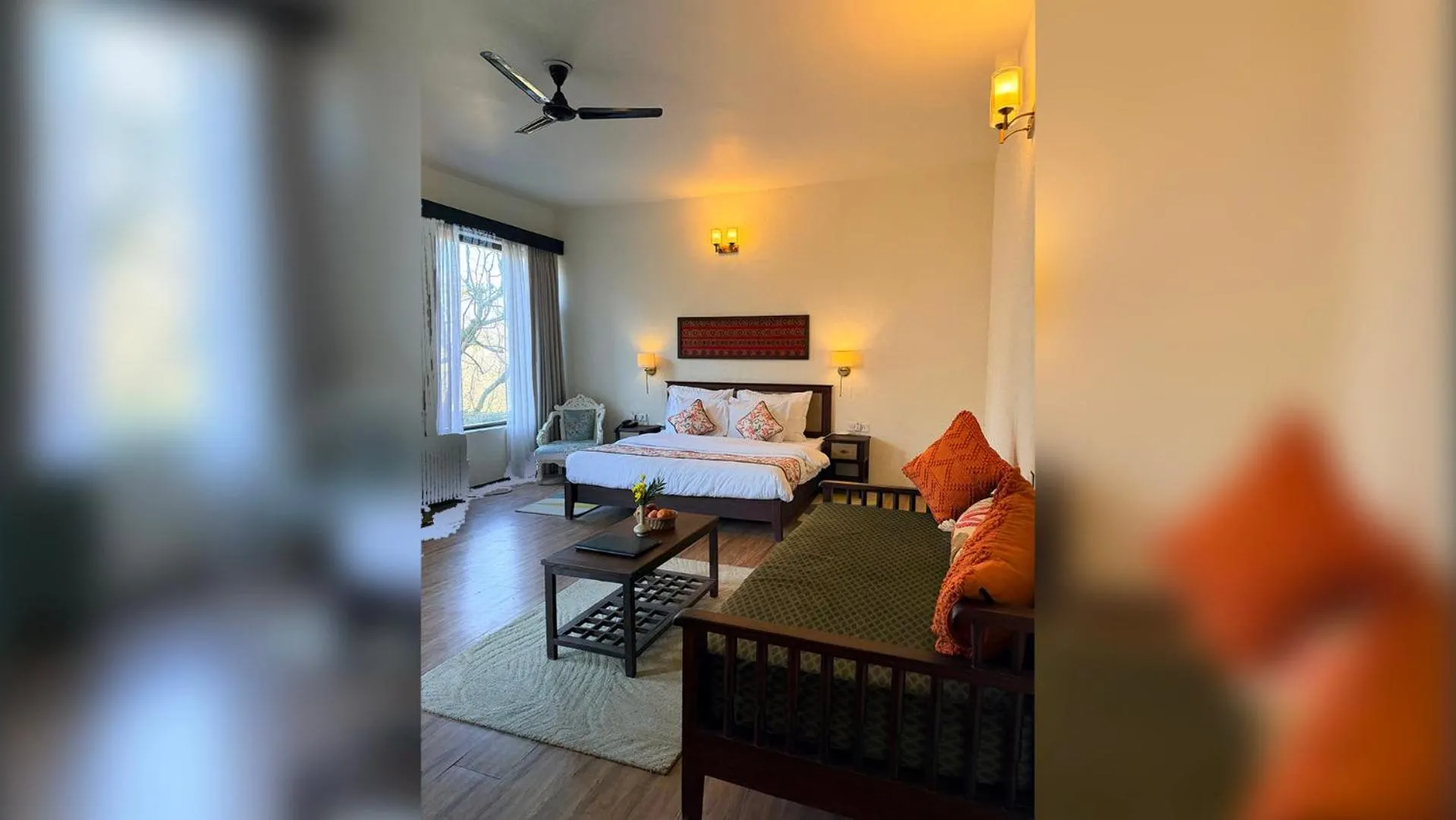 Bedroom, Bed in Heritage Satikva Resorts and Spa