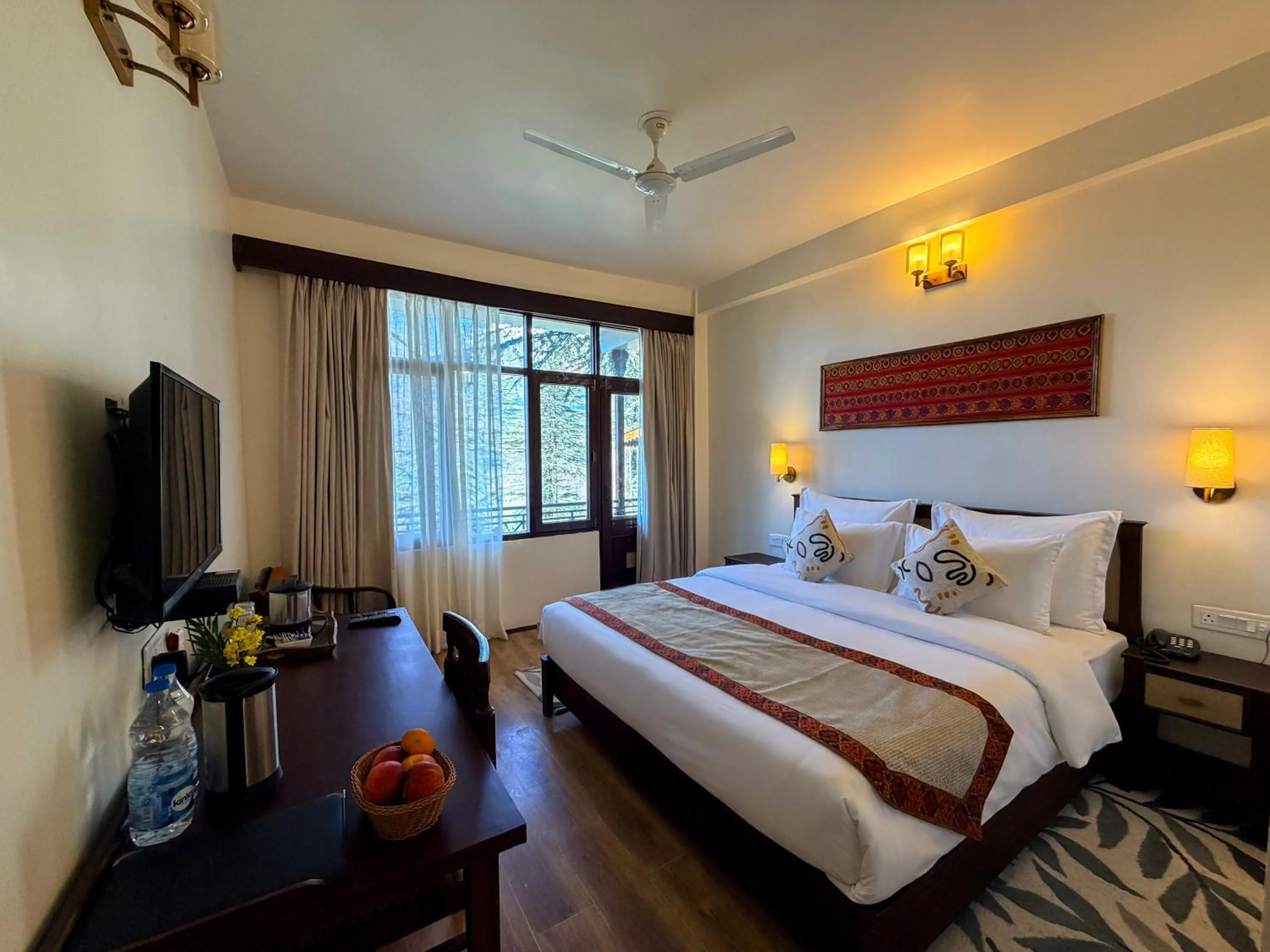Bedroom, Bed in Heritage Satikva Resorts and Spa