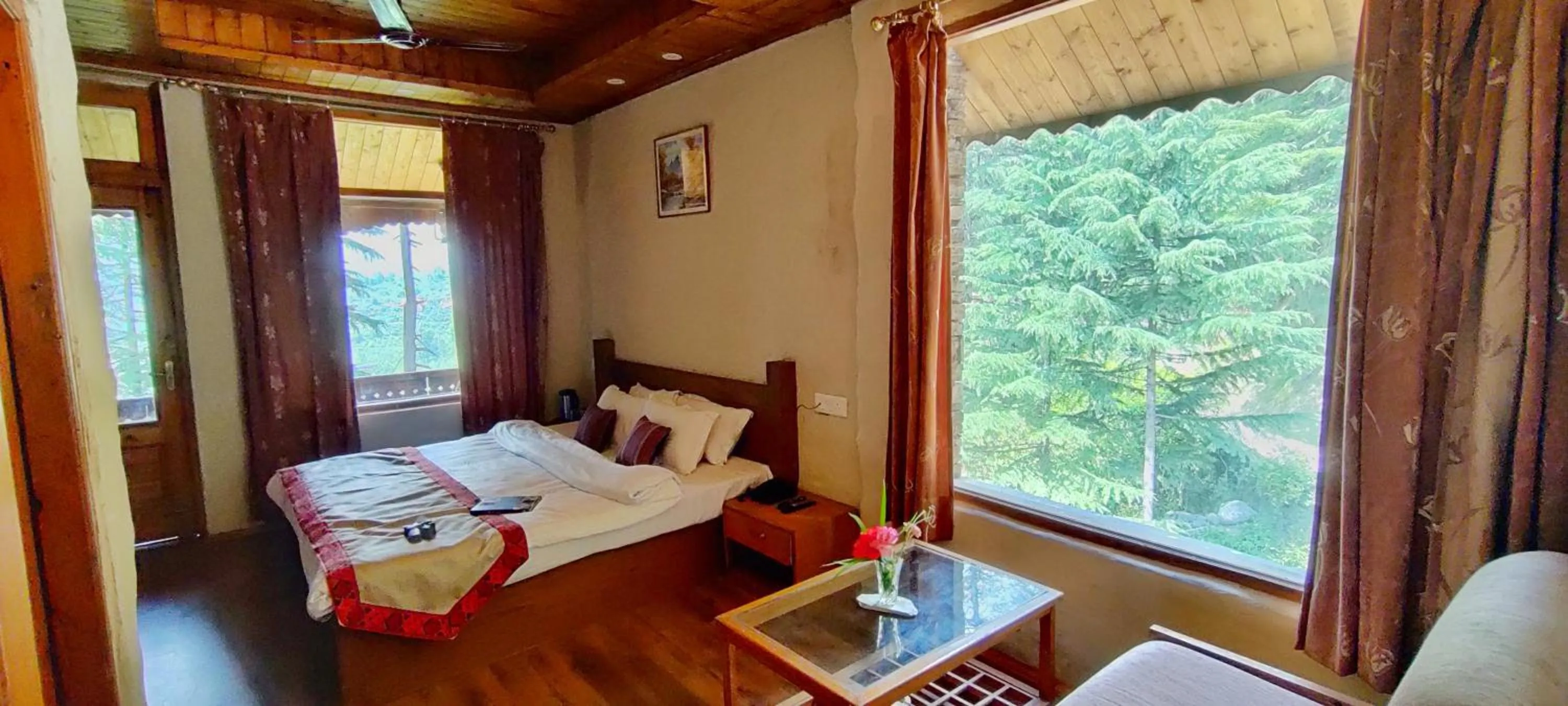 Bed in Heritage Satikva Resorts and Spa