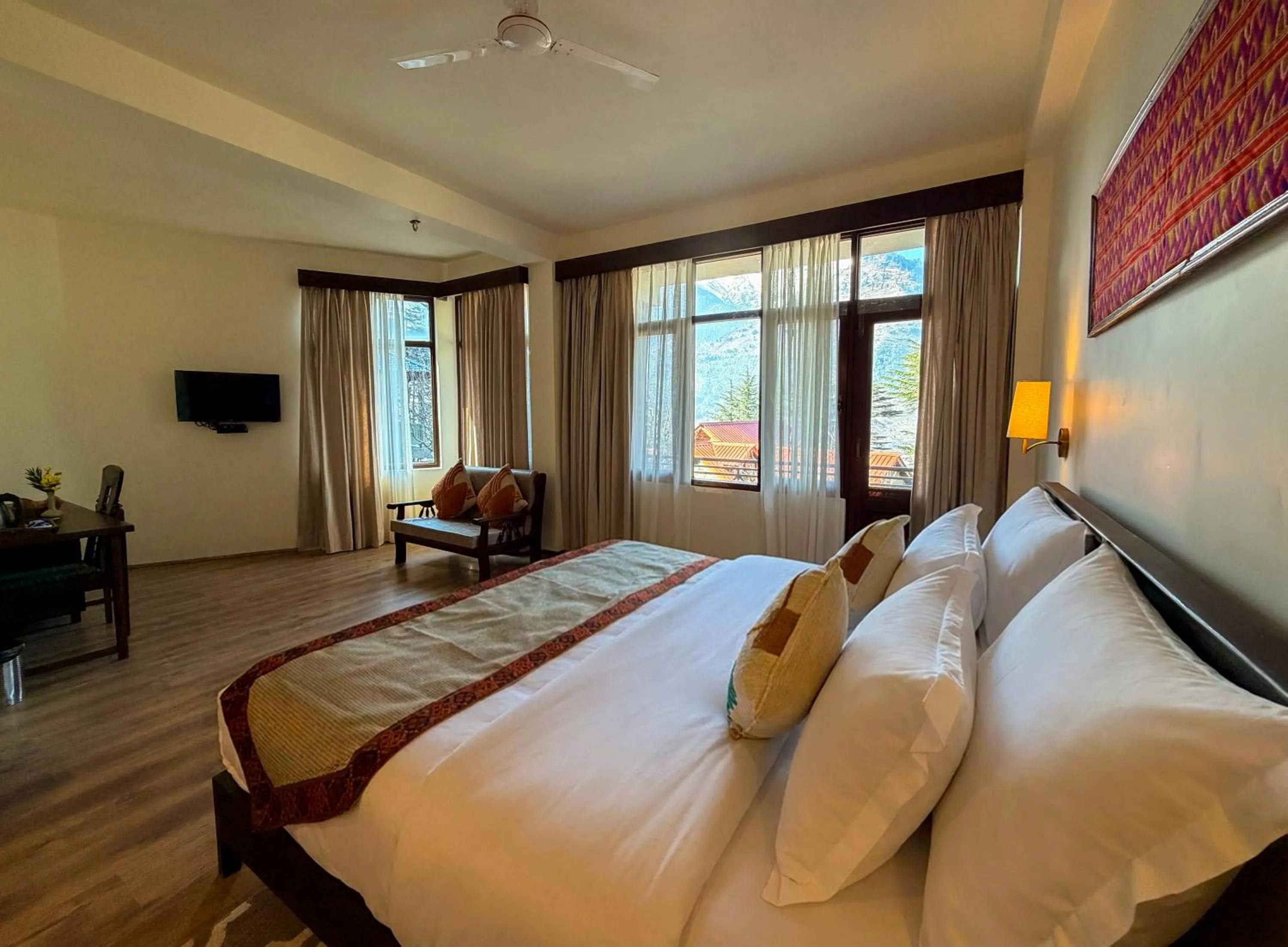 Bedroom, Bed in Heritage Satikva Resorts and Spa