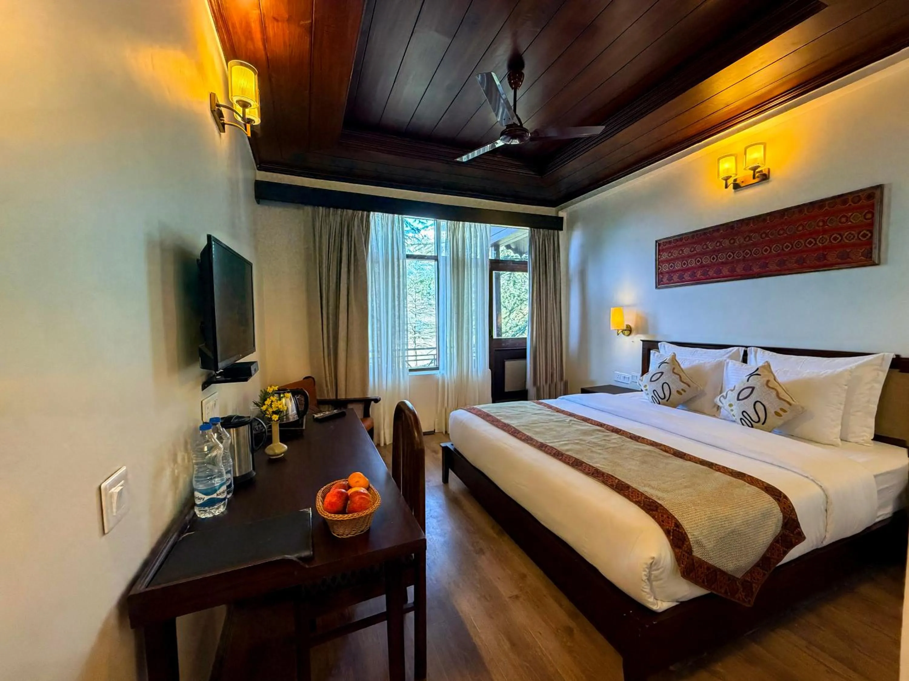 Bedroom, Bed in Heritage Satikva Resorts and Spa