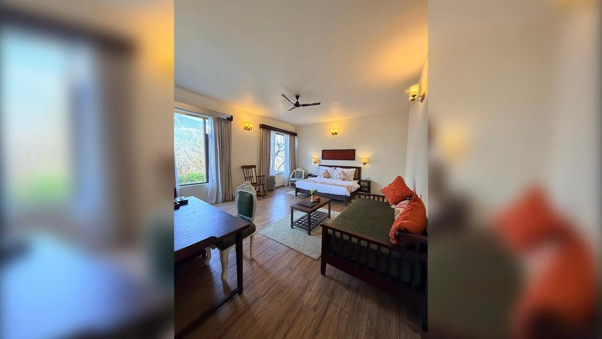 Photo of the whole room, Bed in Heritage Satikva Resorts and Spa