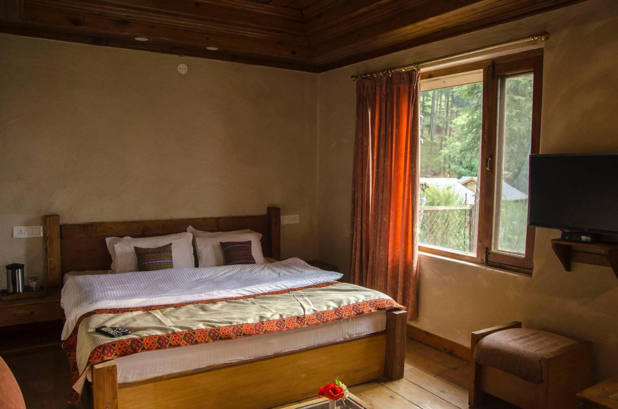 Bedroom, Bed in Heritage Satikva Resorts and Spa