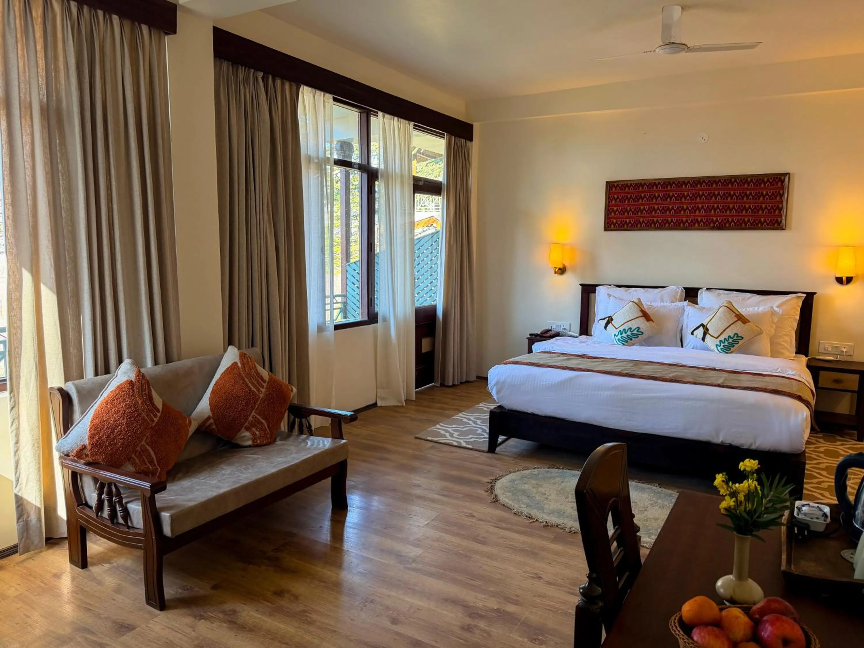 Bedroom, Bed in Heritage Satikva Resorts and Spa