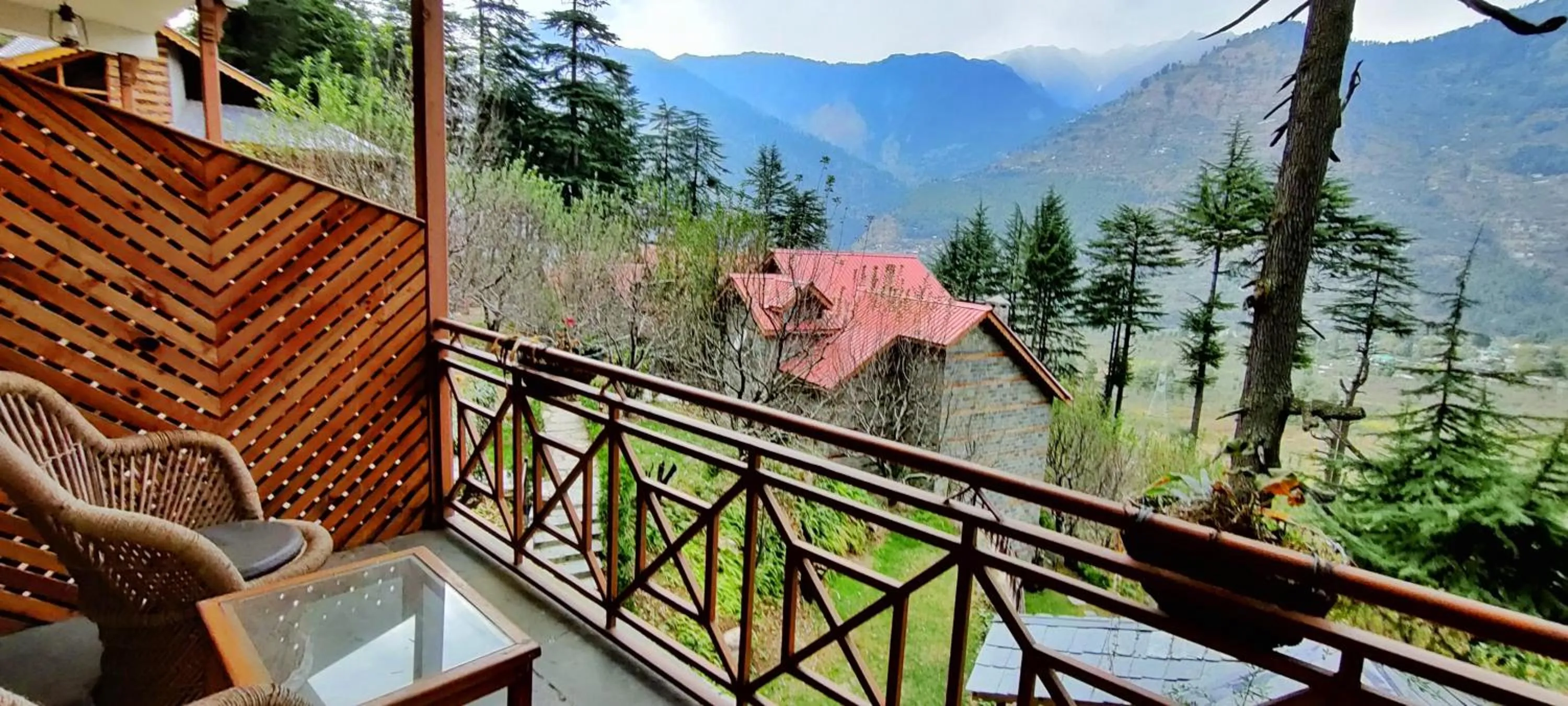 Balcony/Terrace in Heritage Satikva Resorts and Spa