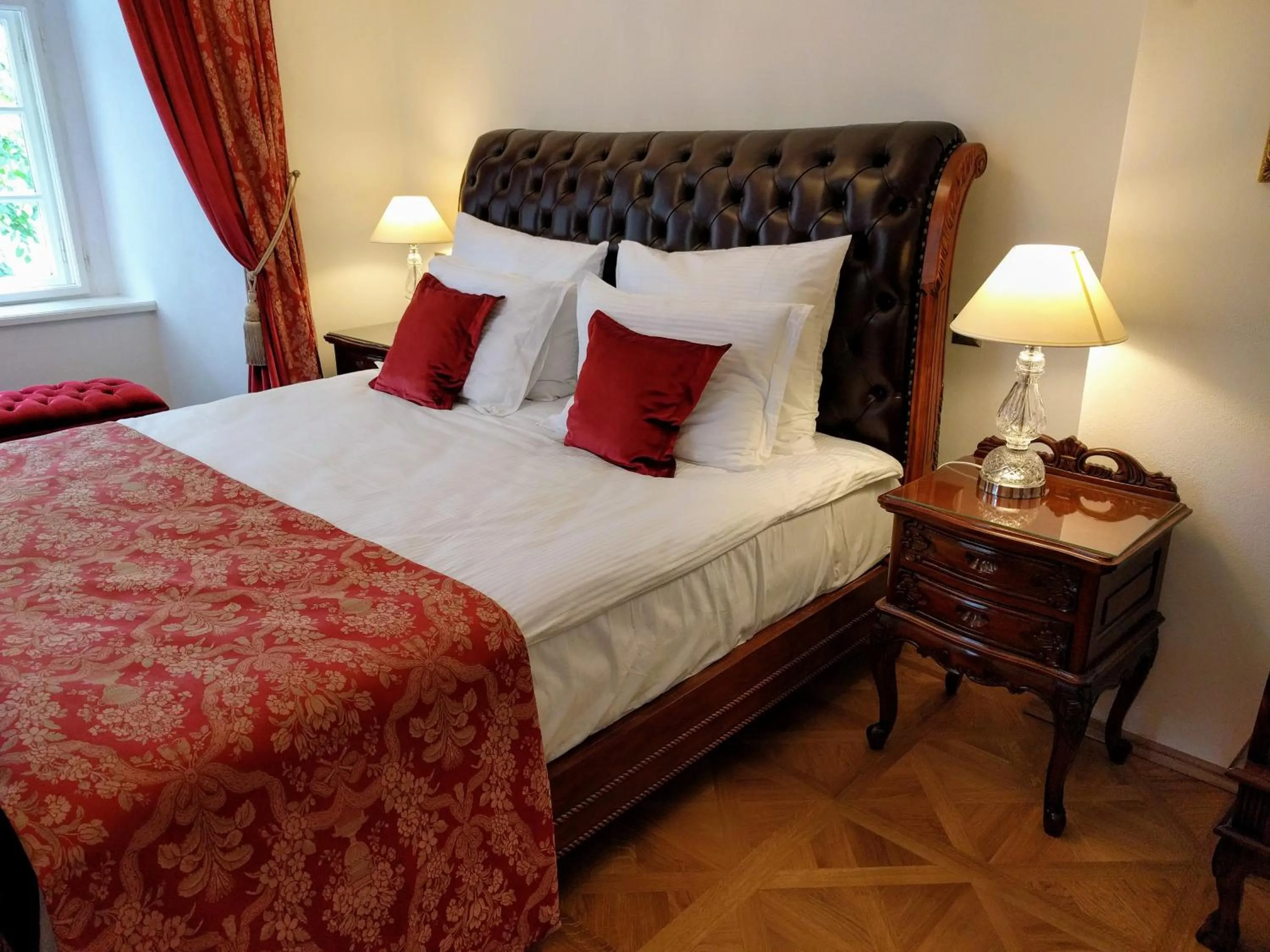 Bedroom, Bed in Zámek Jeseník Nad Odrou