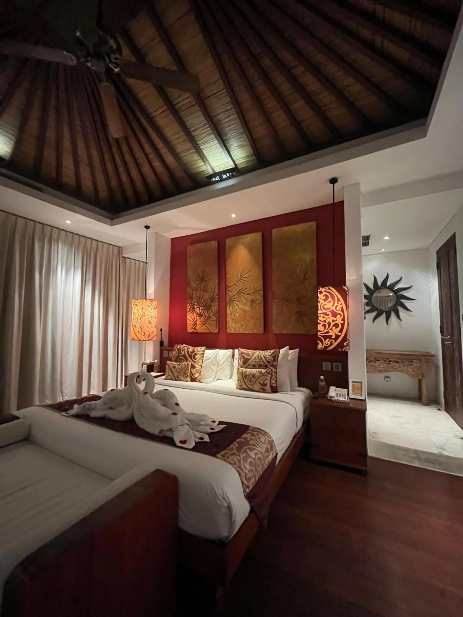 Bed in Anapuri Villas