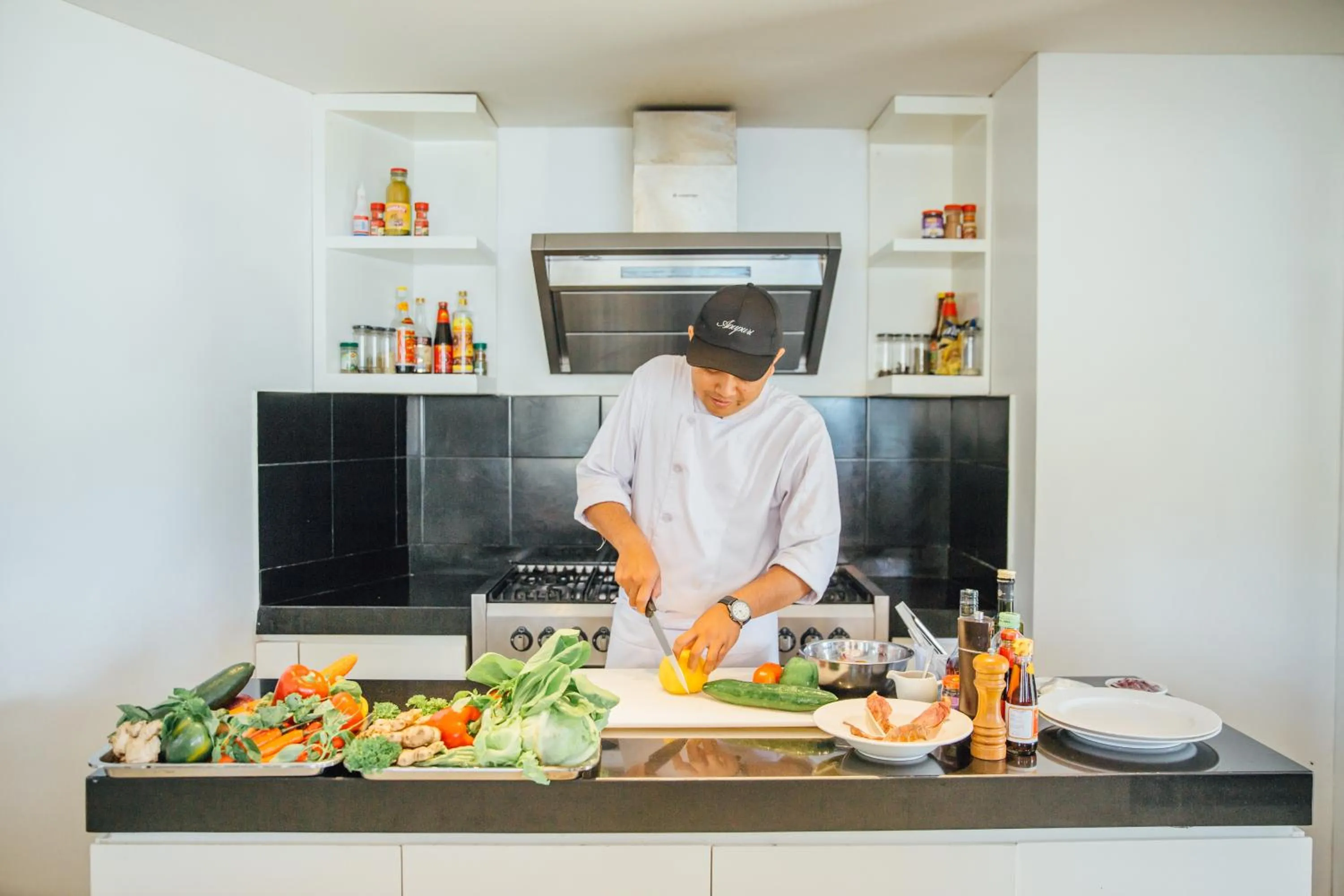 Kitchen or kitchenette in Anapuri Villas