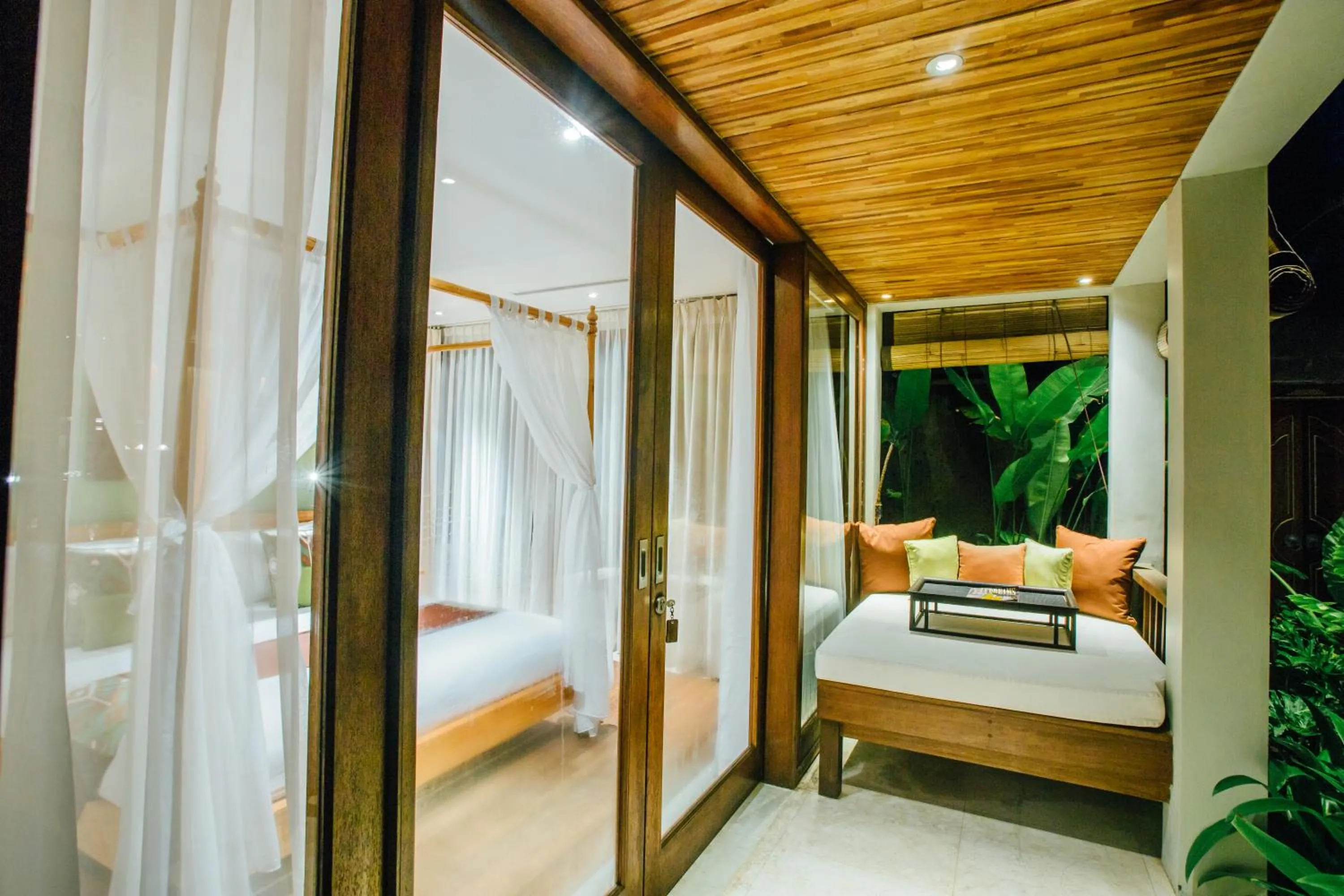 Bed in Anapuri Villas