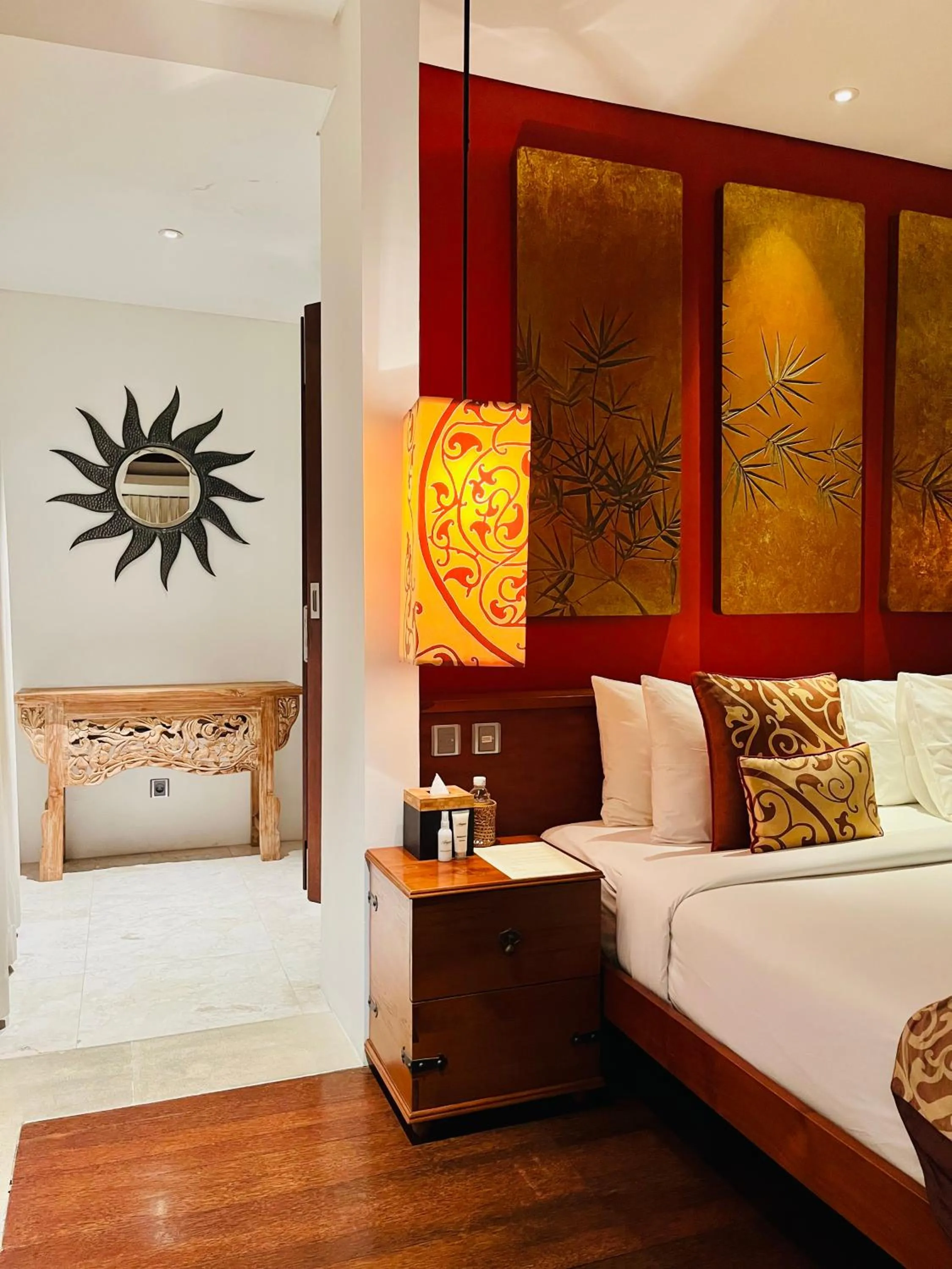 Bed in Anapuri Villas