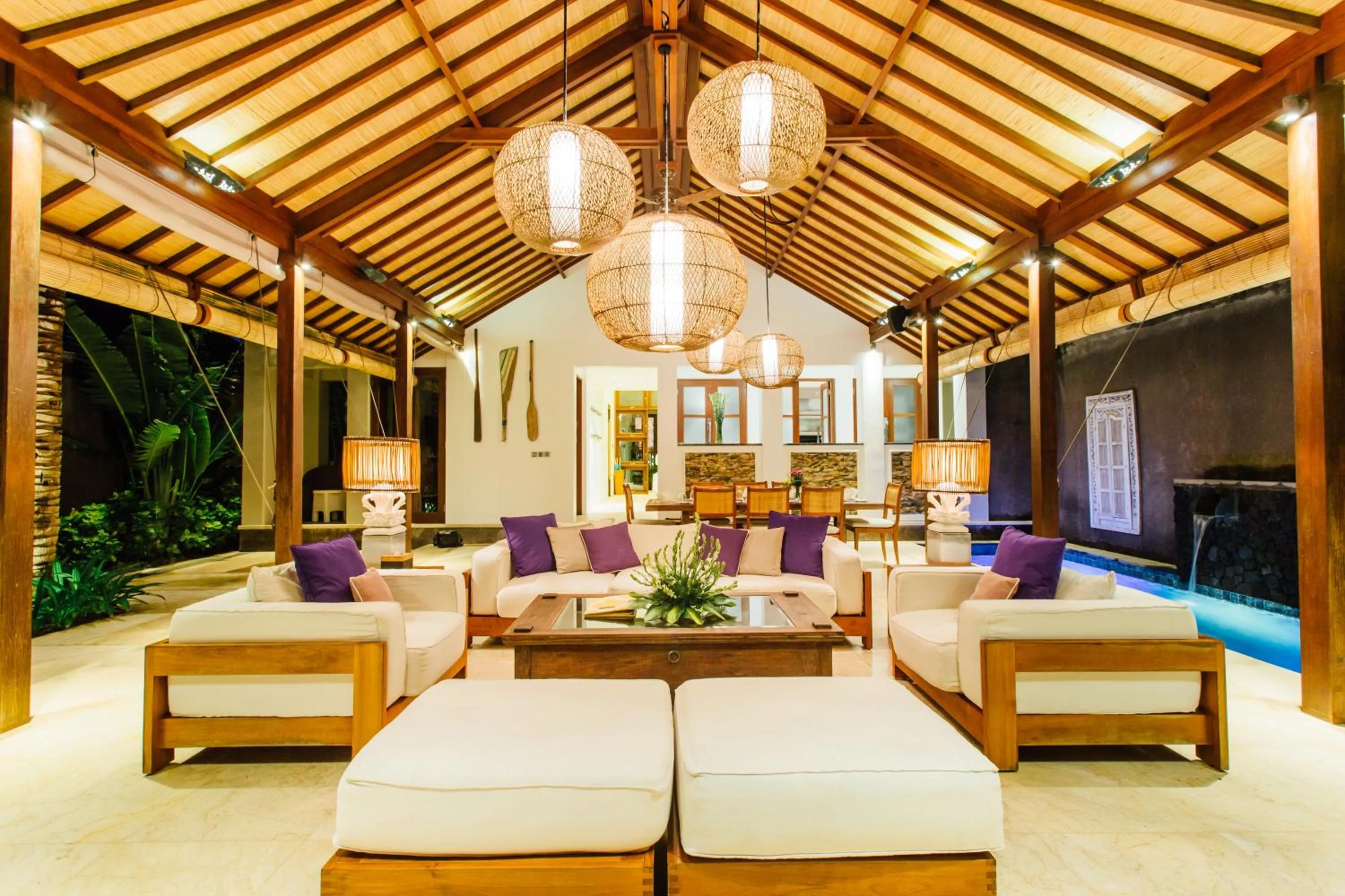 Living room in Anapuri Villas