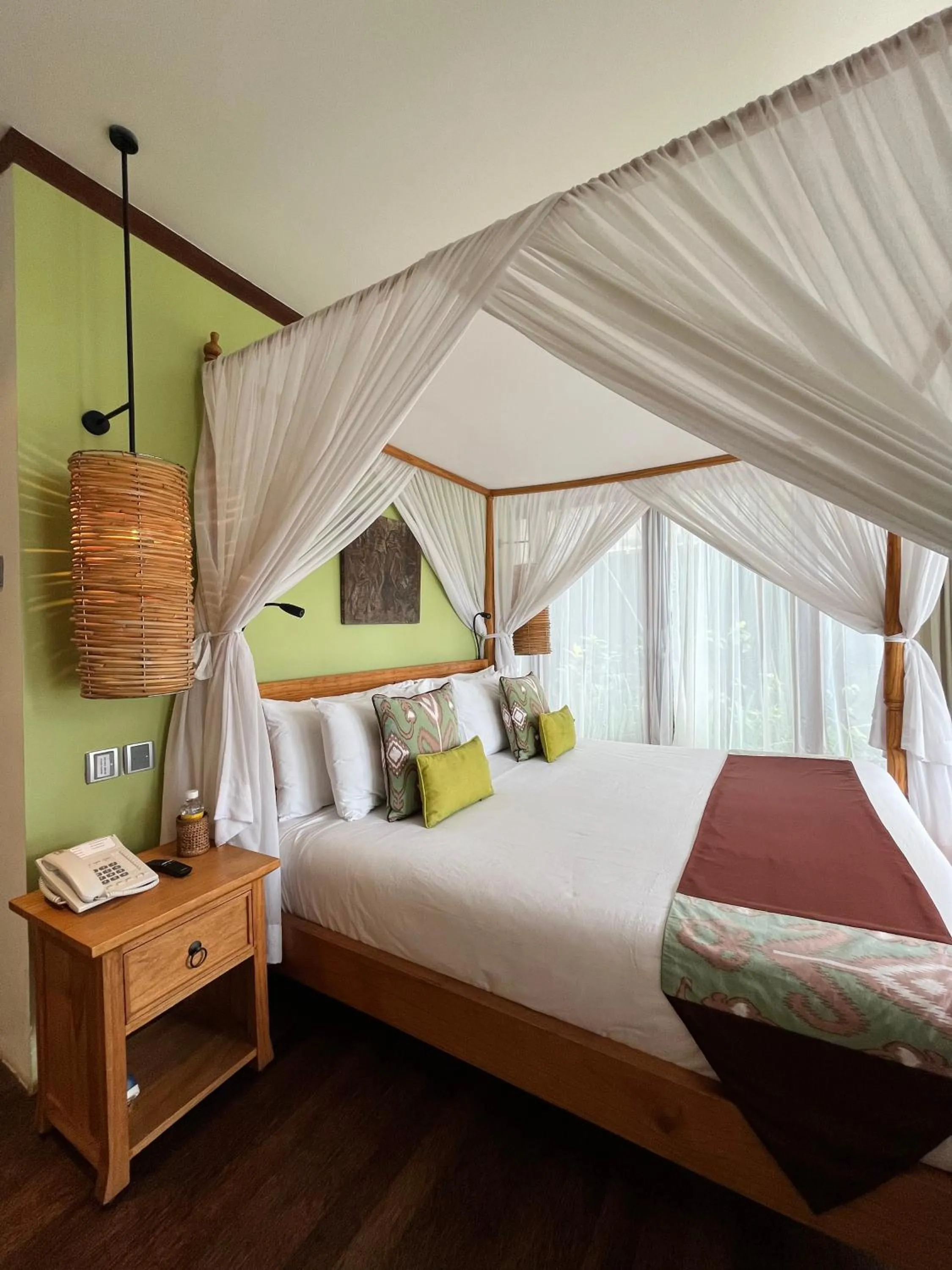 Bed in Anapuri Villas