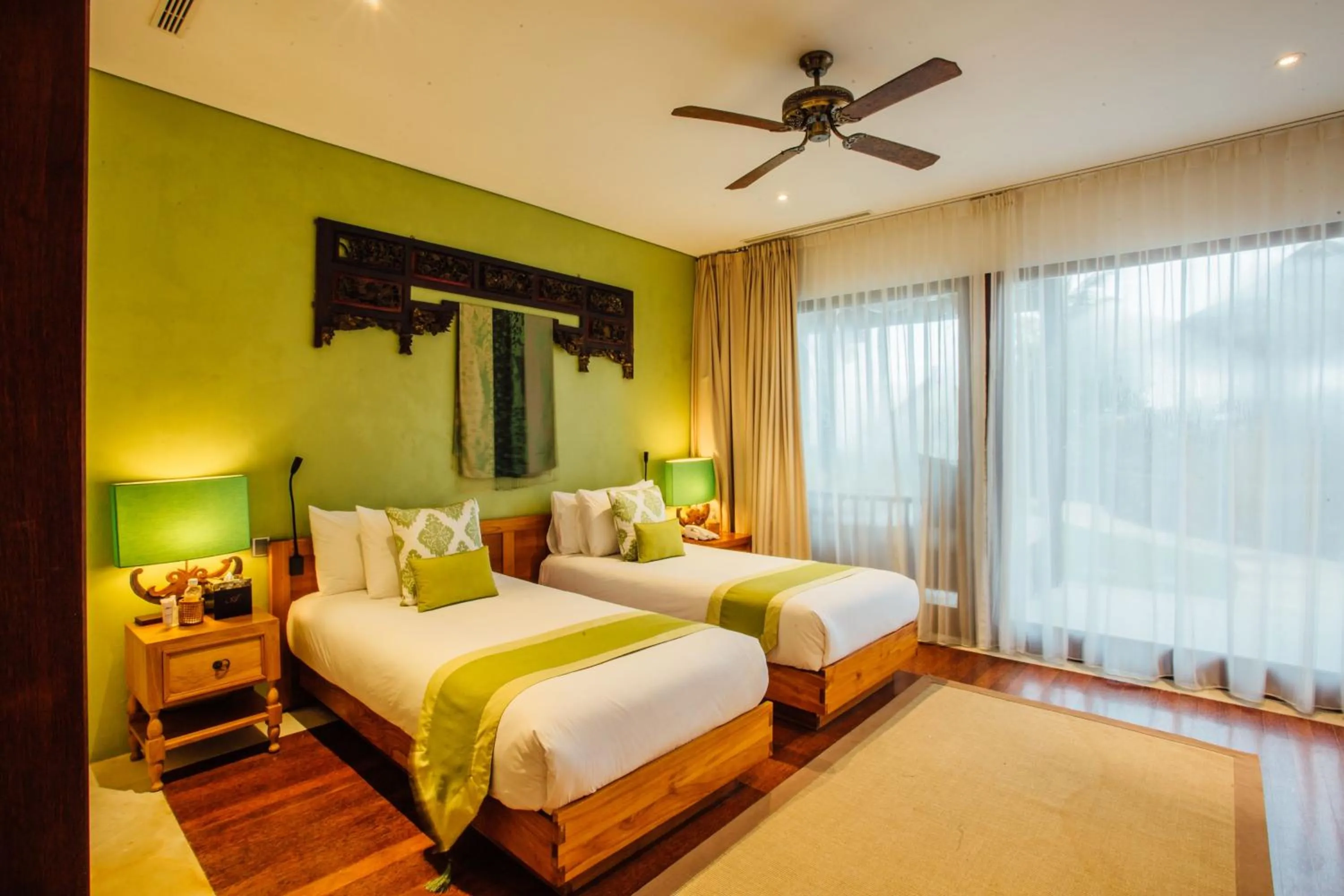 Bed in Anapuri Villas