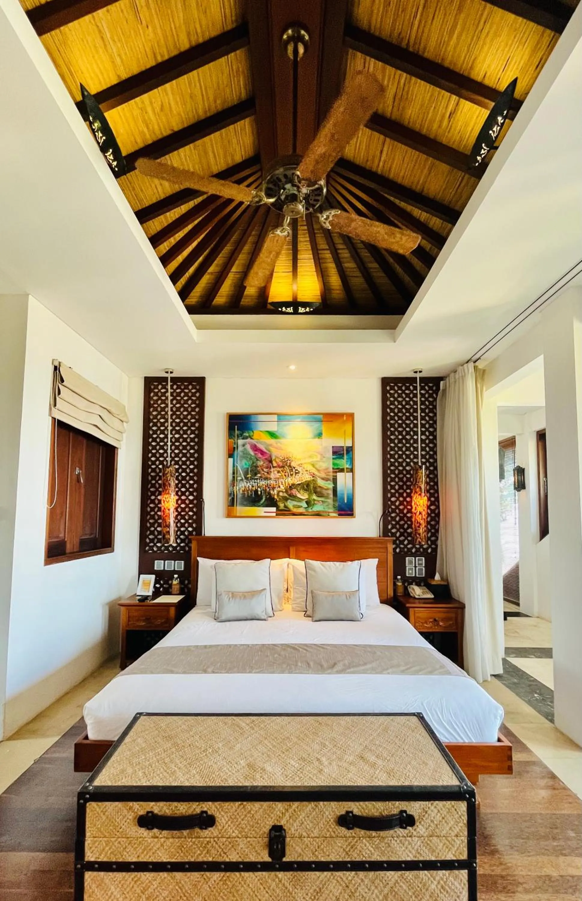 Bed in Anapuri Villas