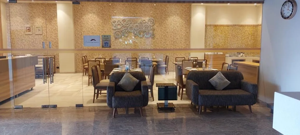 Seating area in Click Hotel Bhuj