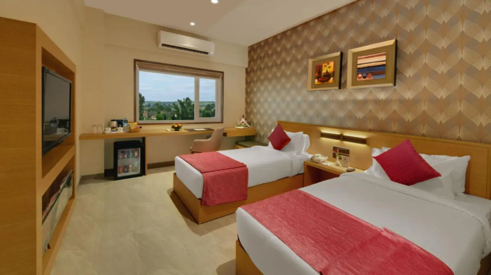 Bedroom, Bed in Click Hotel Bhuj Bedroom, Bed in Click Hotel Bhuj