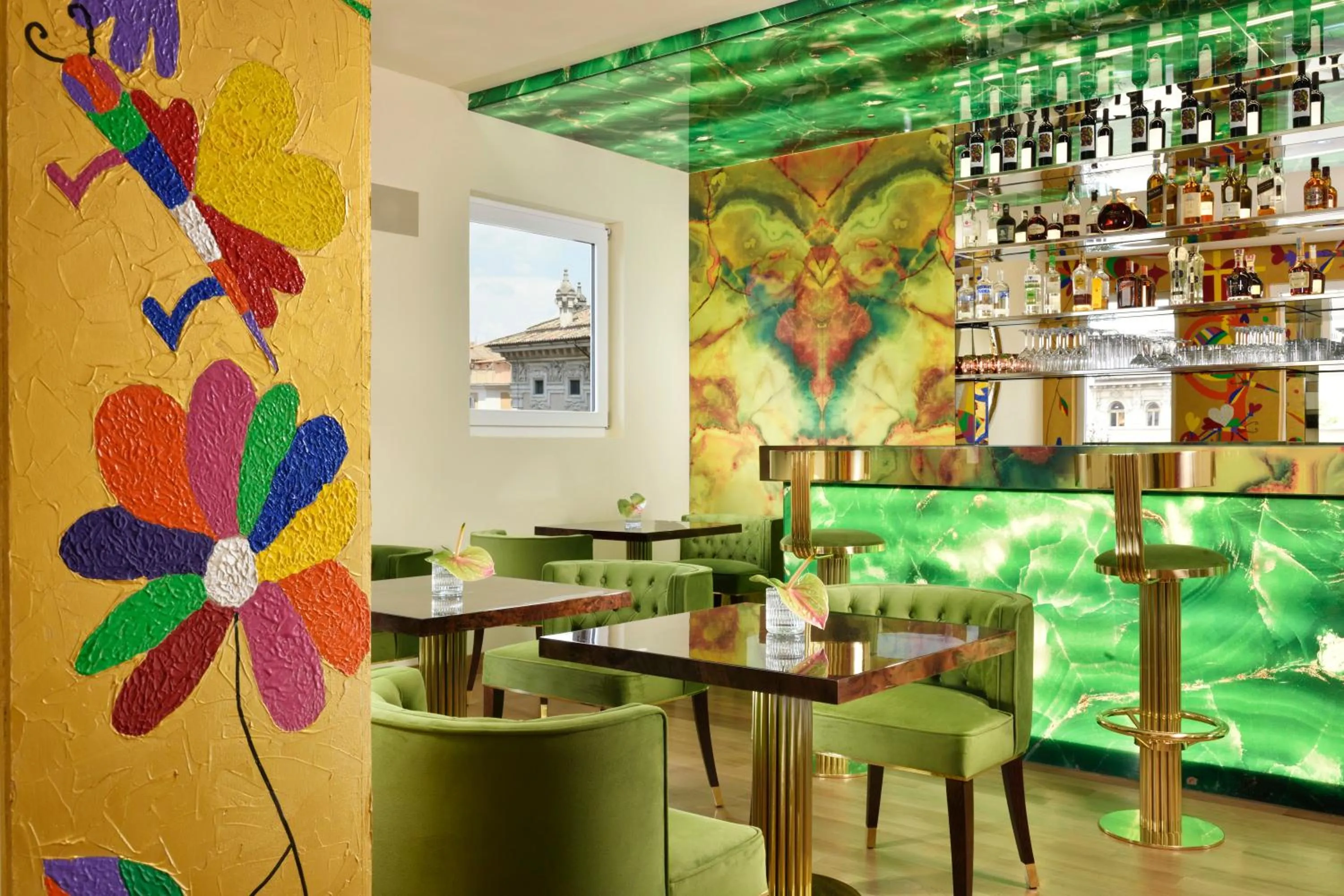 Lounge or bar in Lifestyle Suites Rome