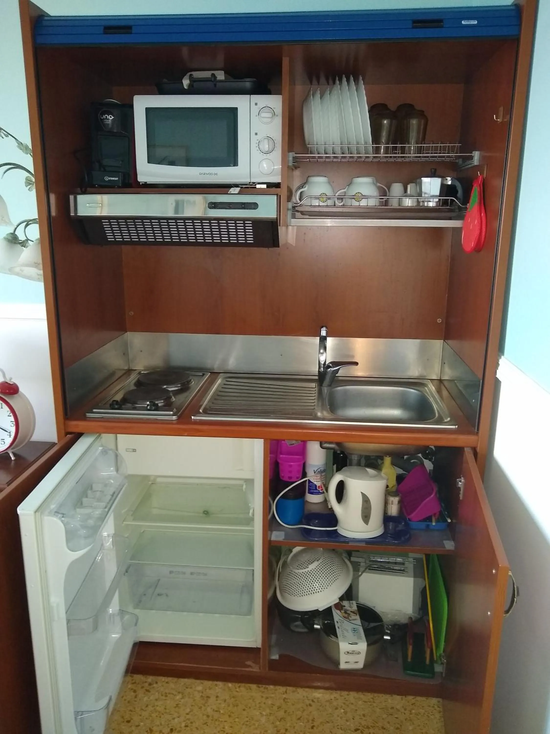 Kitchen or kitchenette in La finestra sul mare