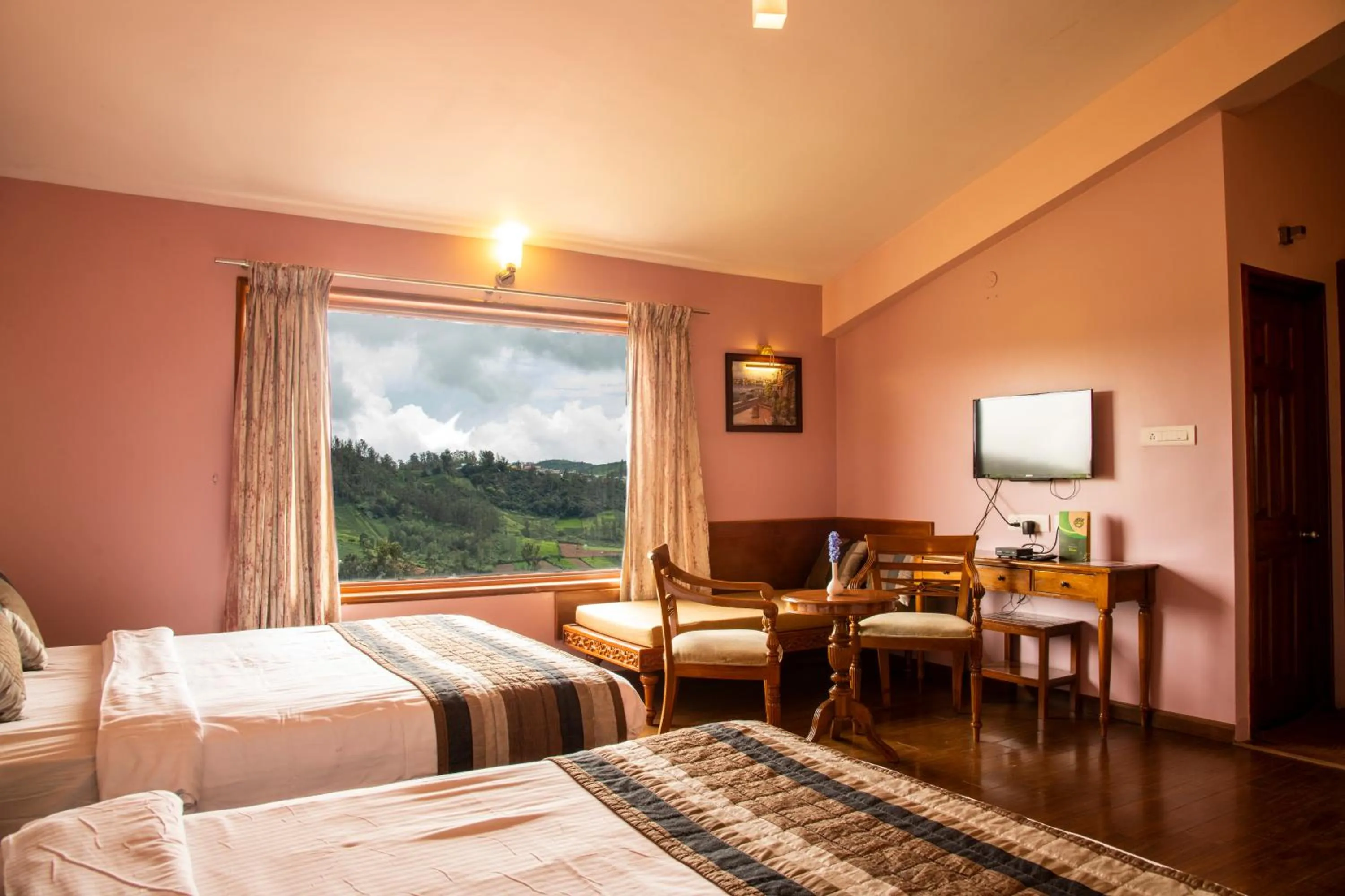 TV and multimedia, Bed in Western Valley Resorts Ooty