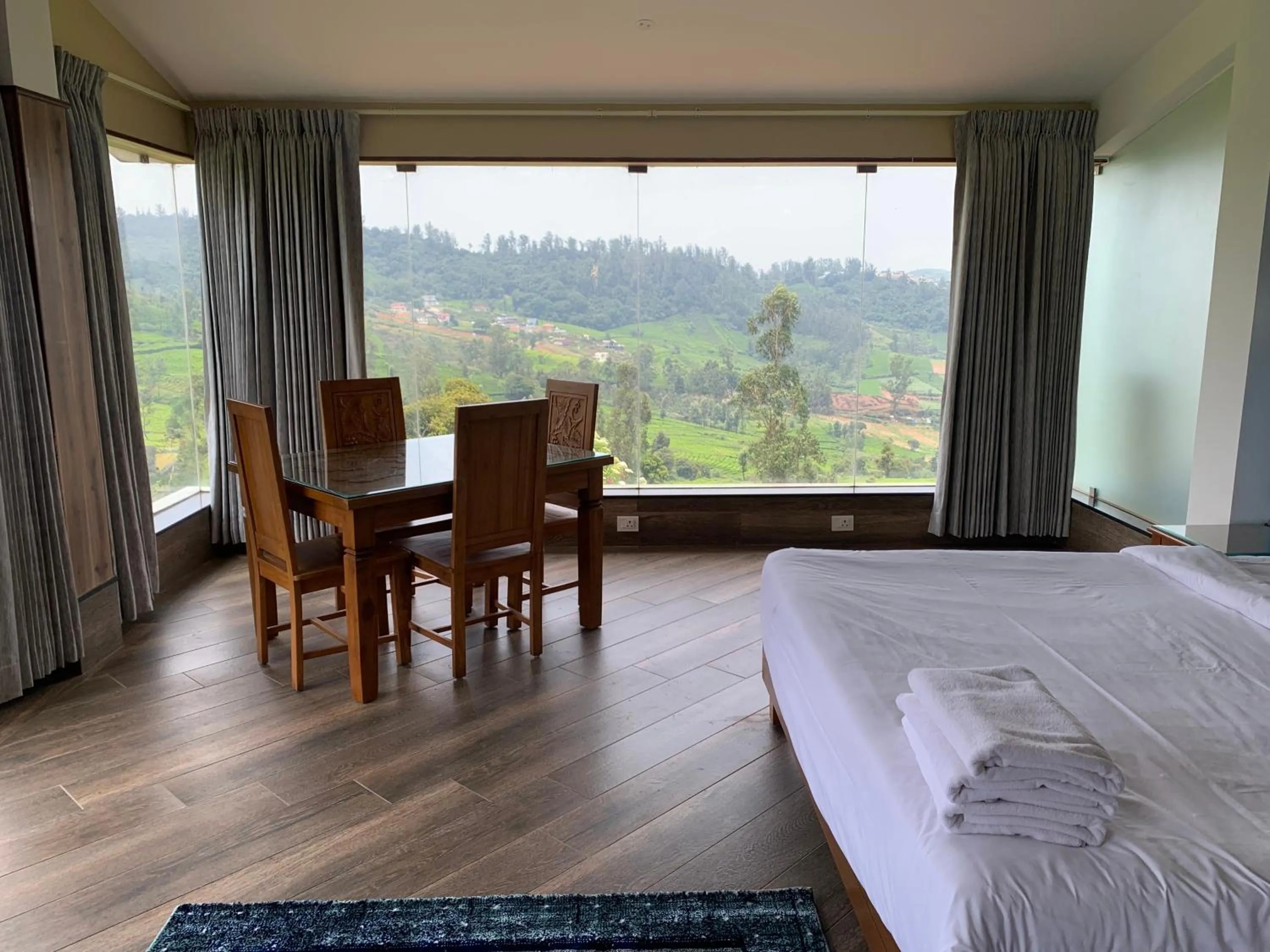 View (from property/room), Bed in Western Valley Resorts Ooty