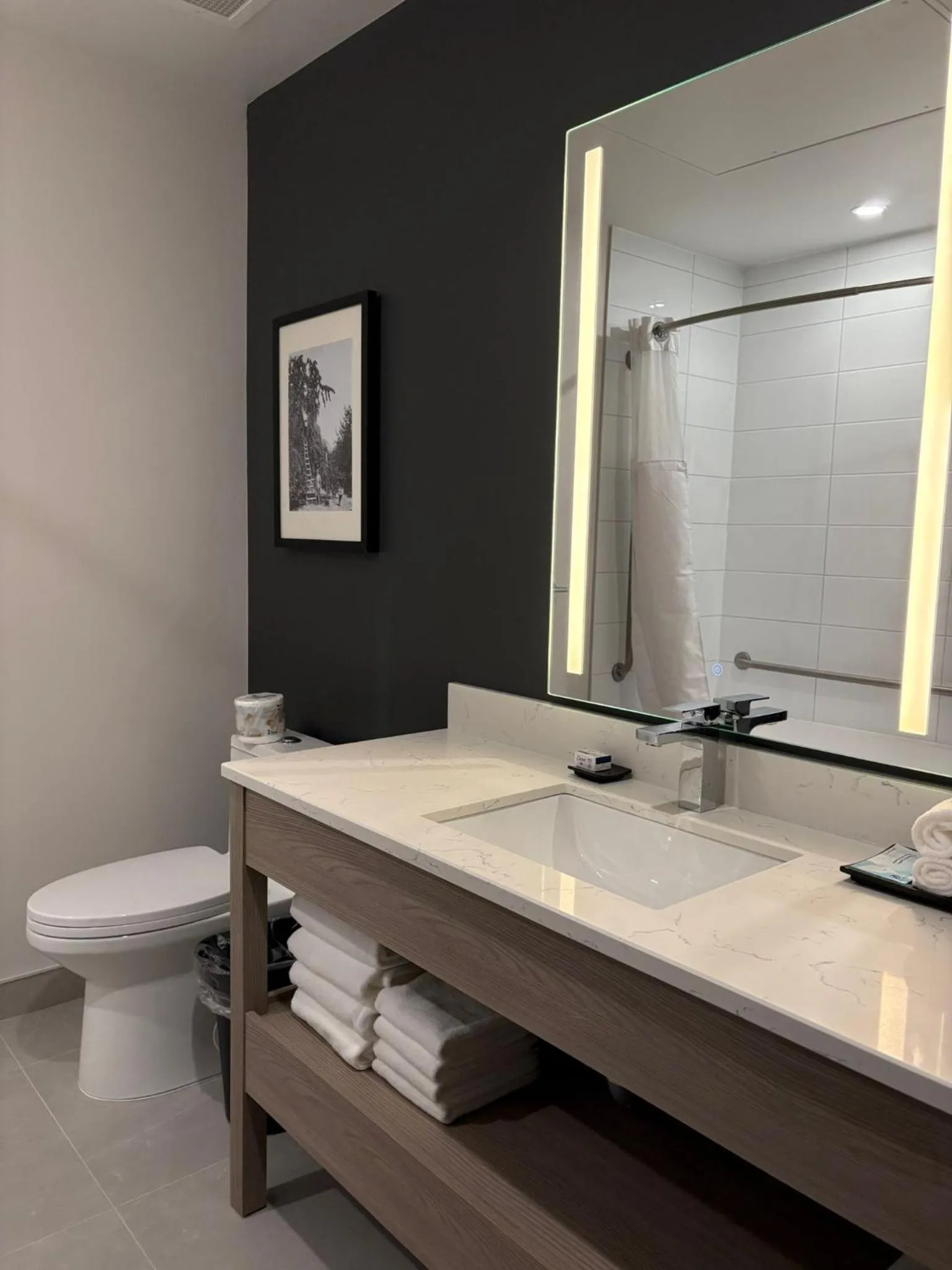 Bathroom in La Quinta Inn & Suites by Wyndham Kelowna BC