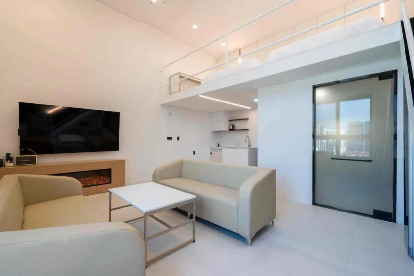 Living room in Pyeongtaek Hotel The Gray Songtan