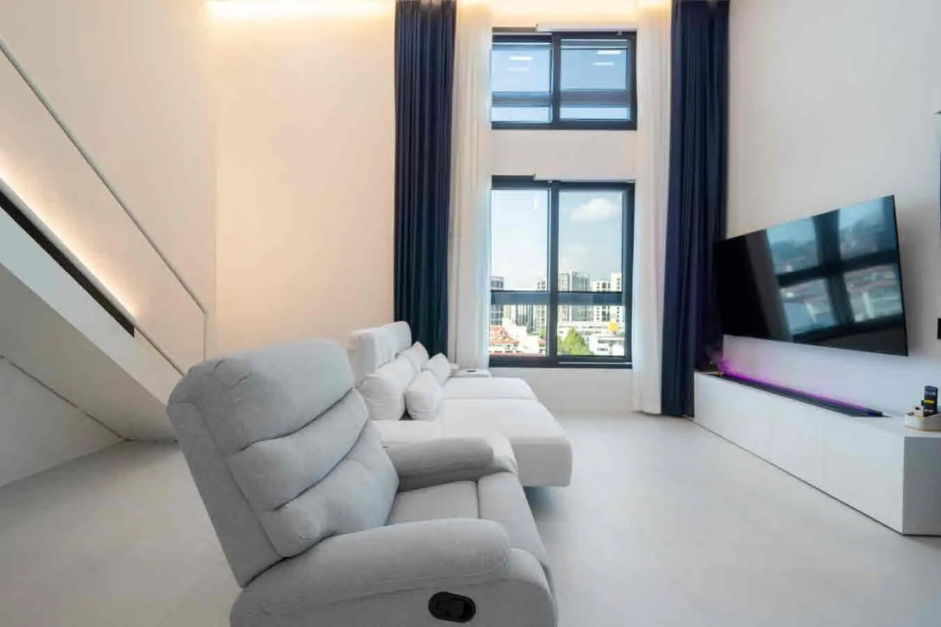Living room in Pyeongtaek Hotel The Gray Songtan