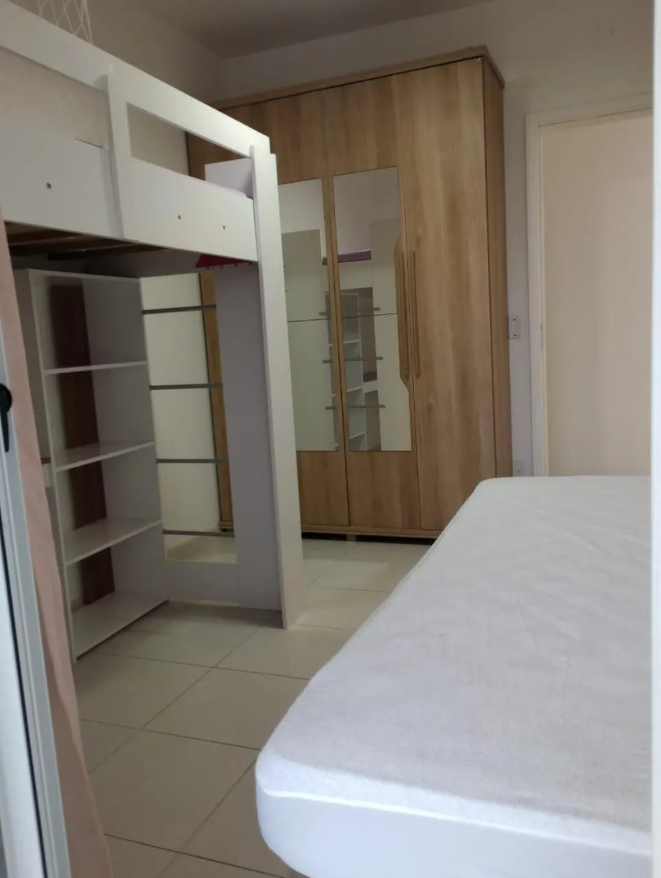Bed in Apto Vista Mar Com Lazer Total