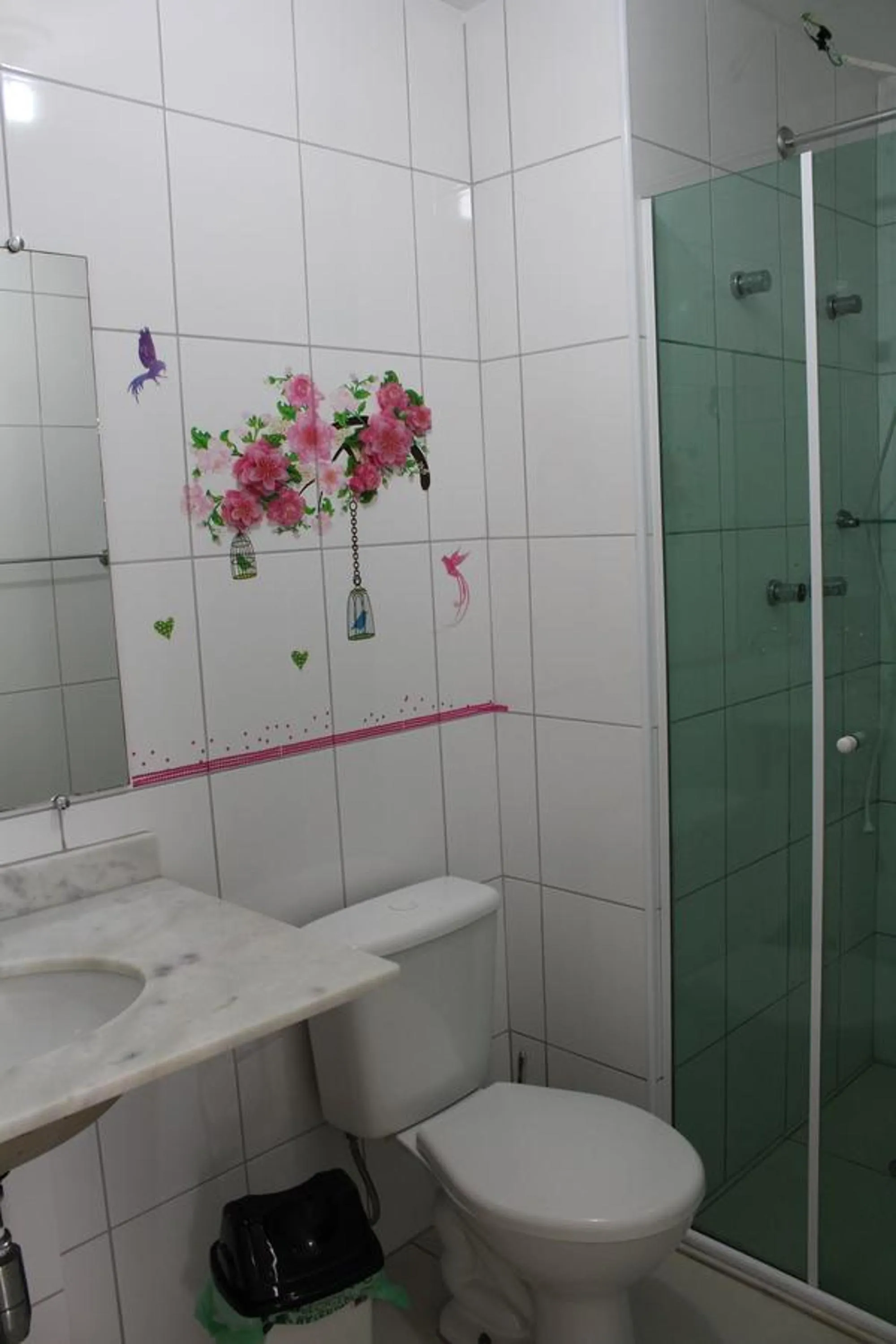 Toilet in Apto Vista Mar Com Lazer Total